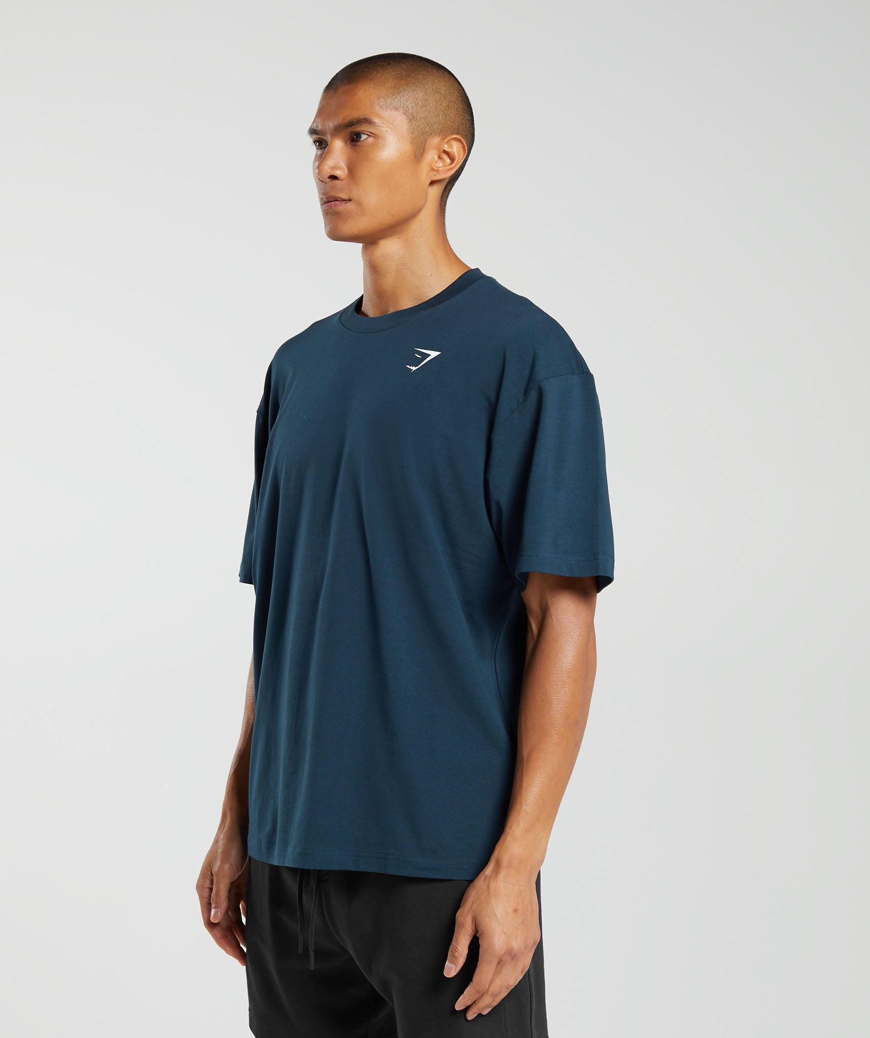 Essential Oversized T-Shirt in Navy - view 3