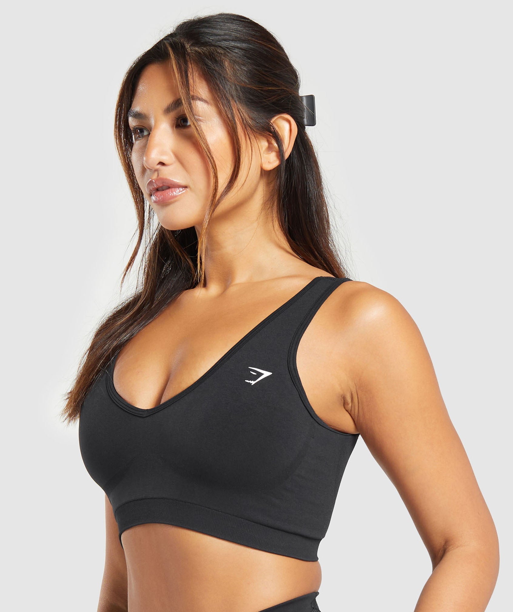 Everyday Seamless Sports Bra in Black - view 6