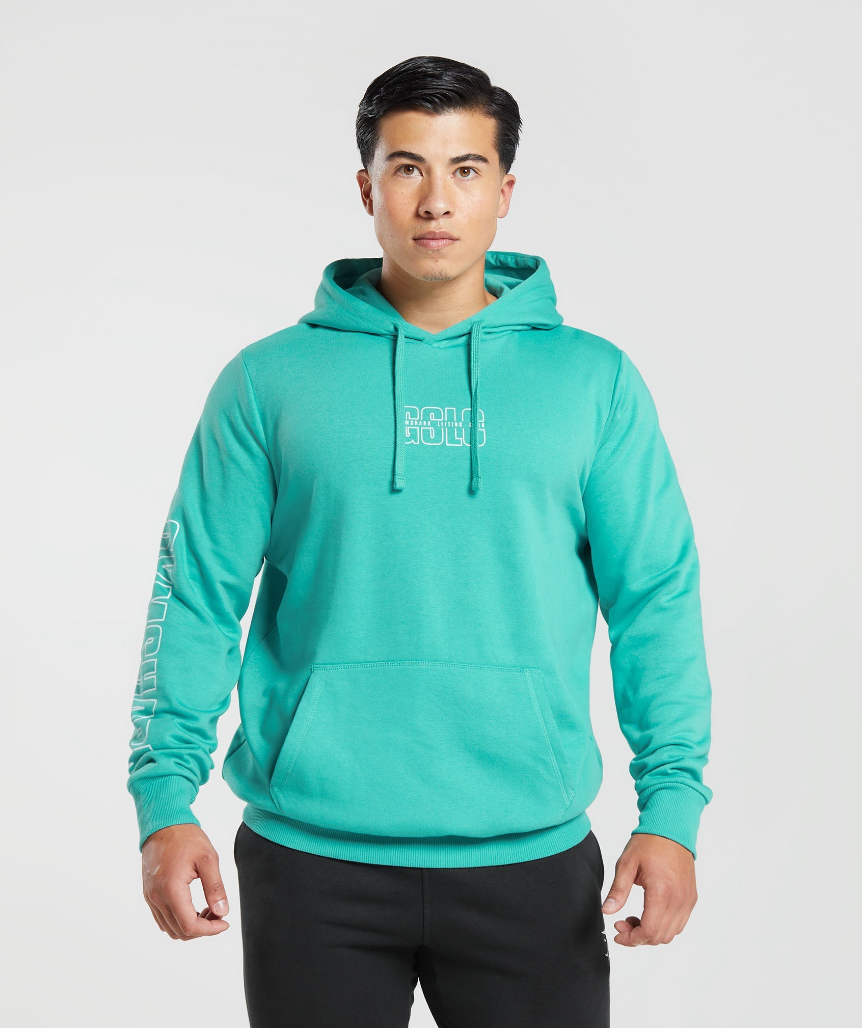 Lifting Club Hoodie dans Capri Blue