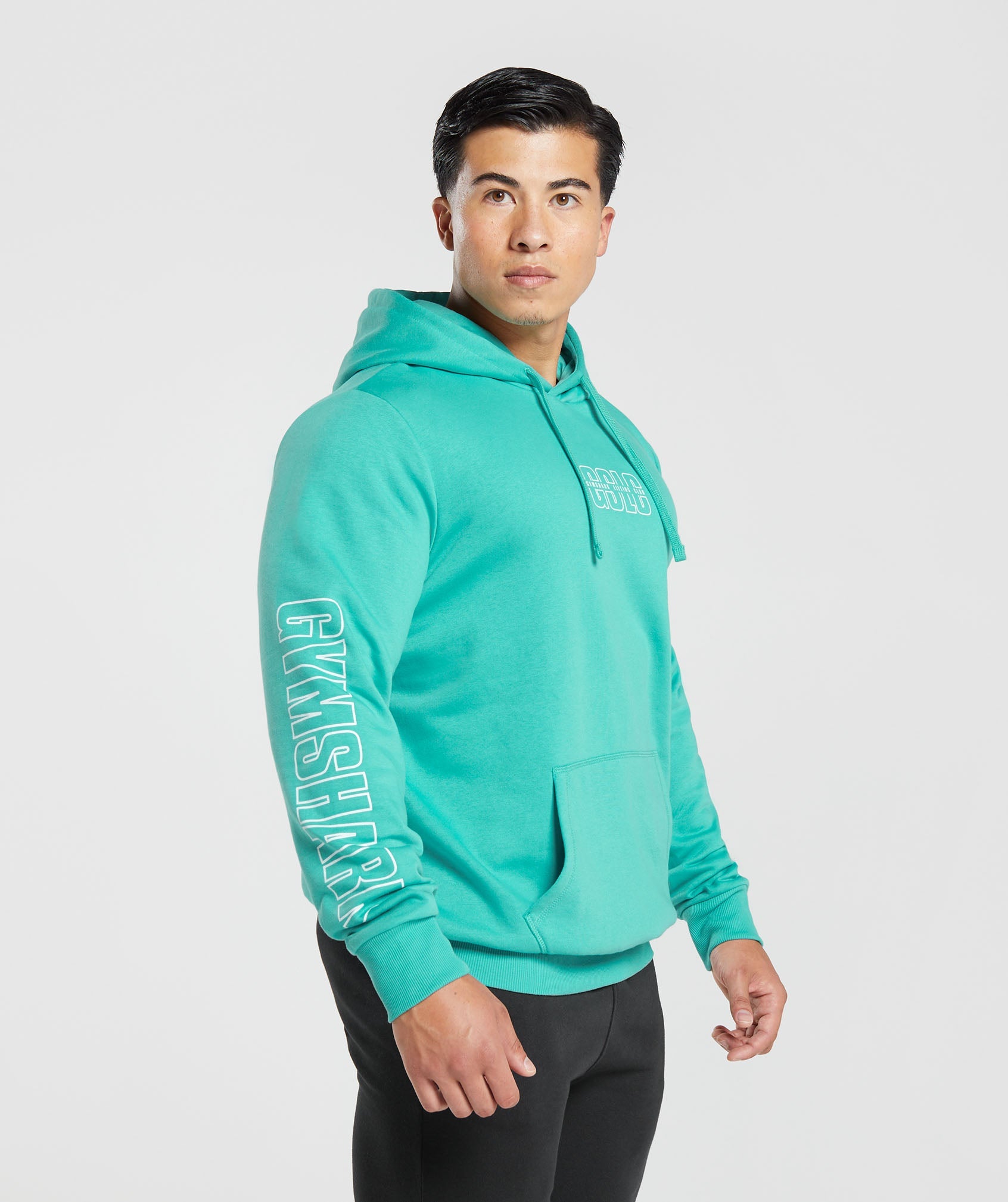 Lifting Club Hoodie in Capri Blue - view 3