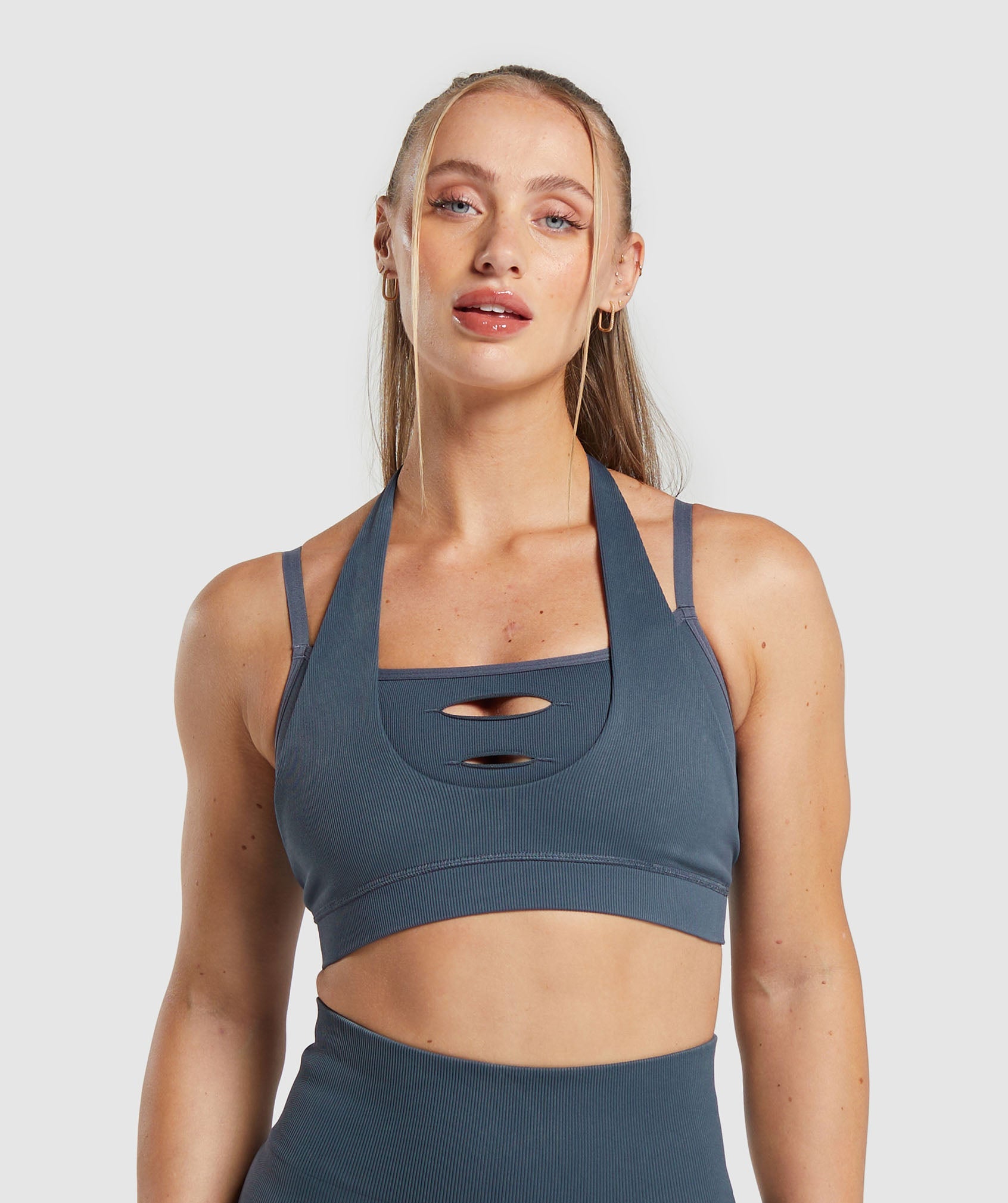 Gains Seamless Bralette dans Titanium Blue