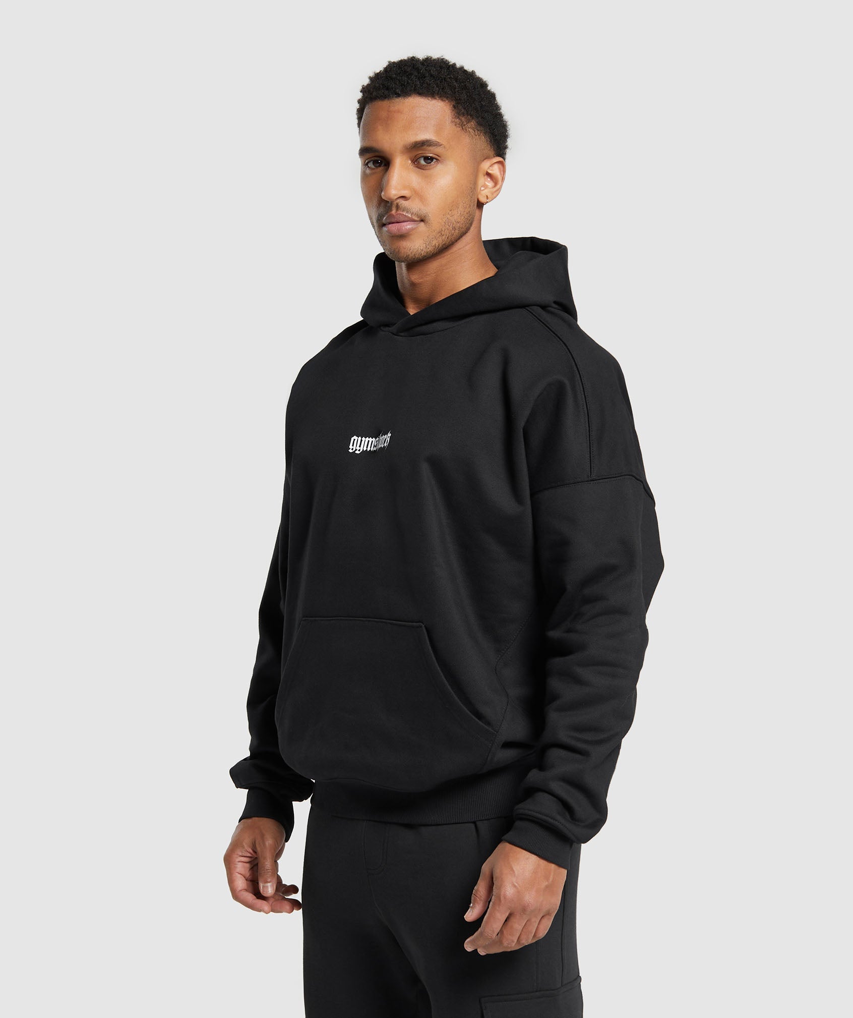 Prayer Hands Hoodie in Black - view 3