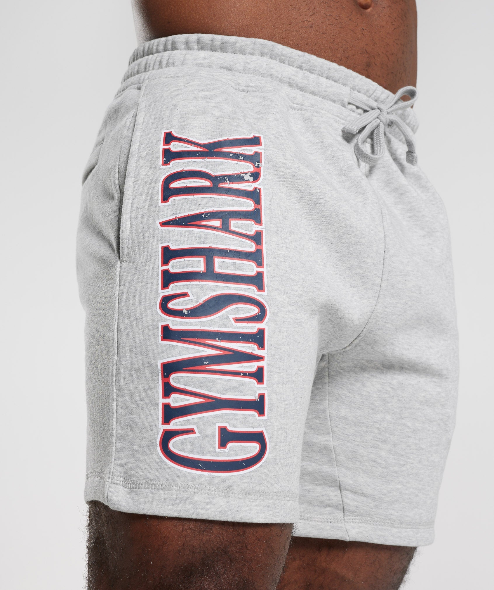 Retrowave Shorts in Light Grey Core Marl - view 5