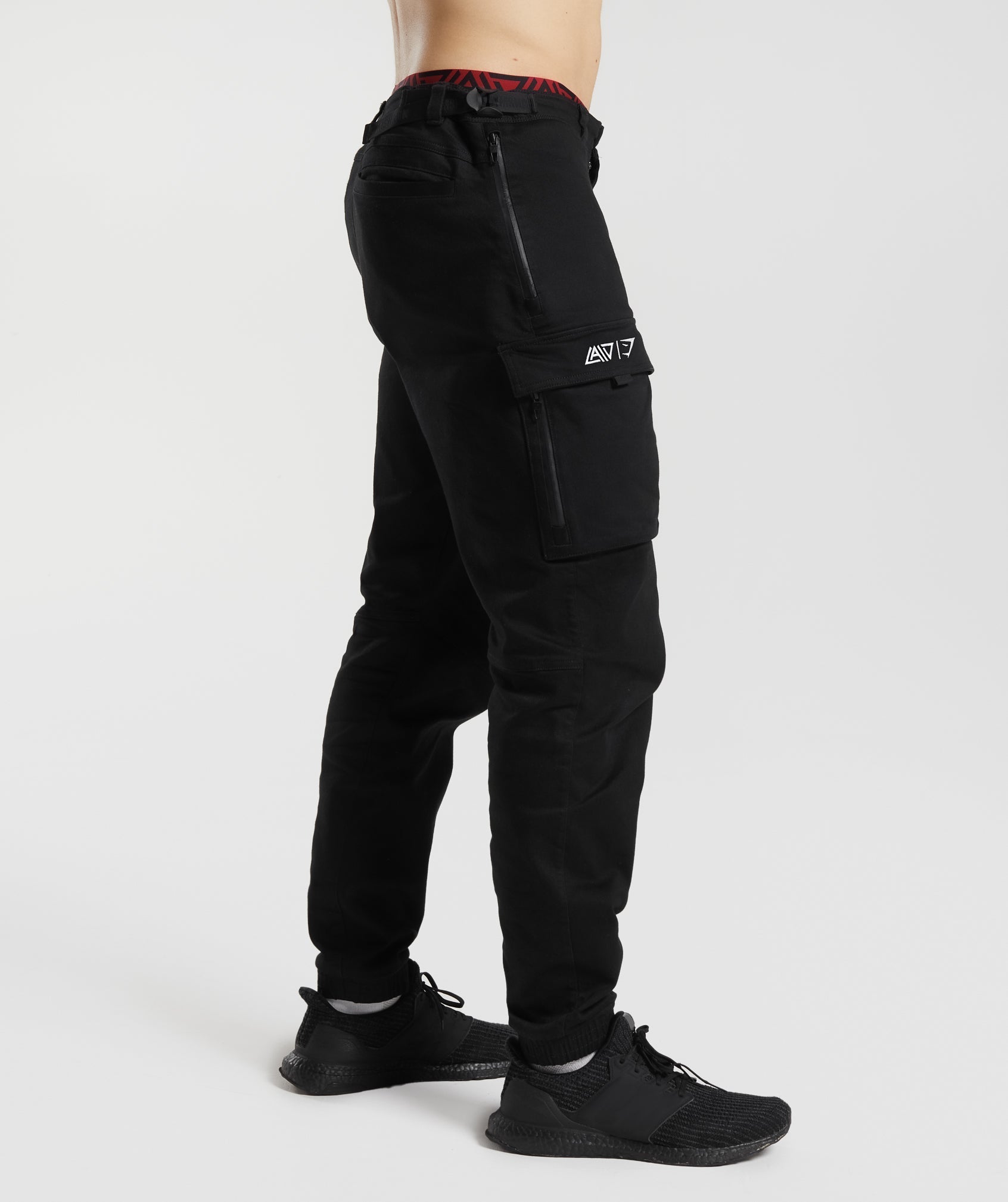 GS x David Laid Cargo Pants in Black - view 3