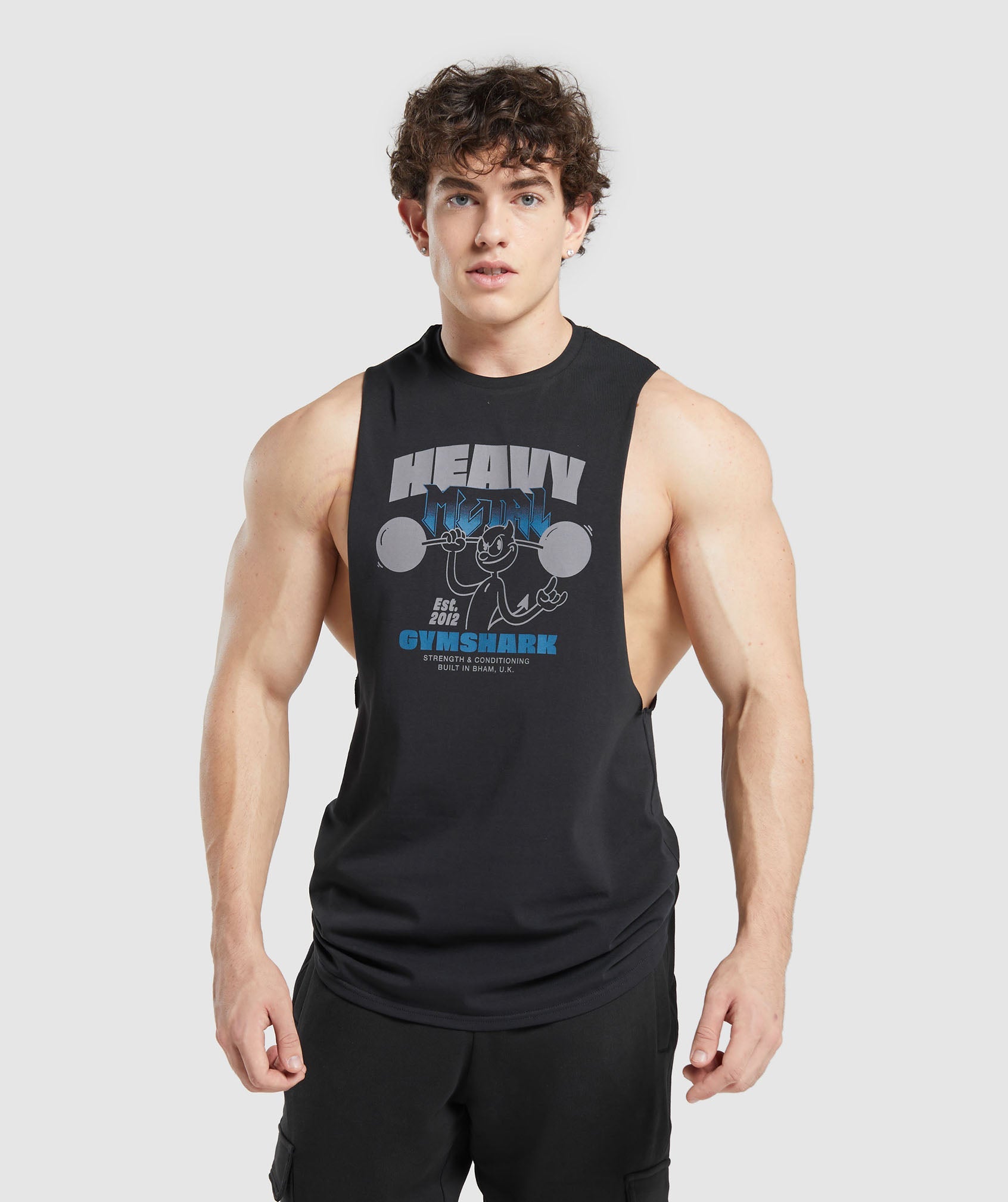 Heavy Metal Drop Arm Tank dans Black