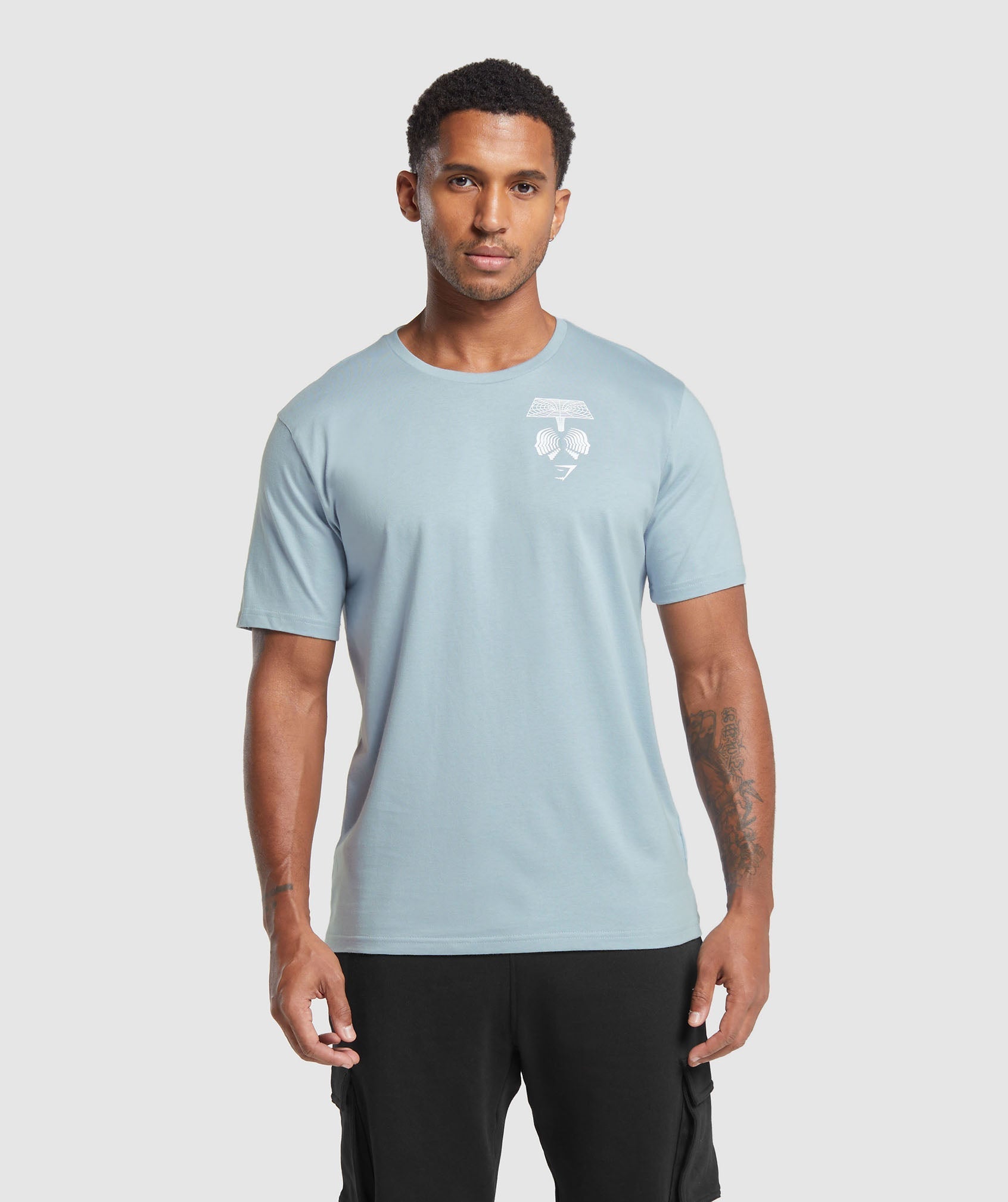 Hybrid Wellness T-Shirt in Salt Blue - view 2