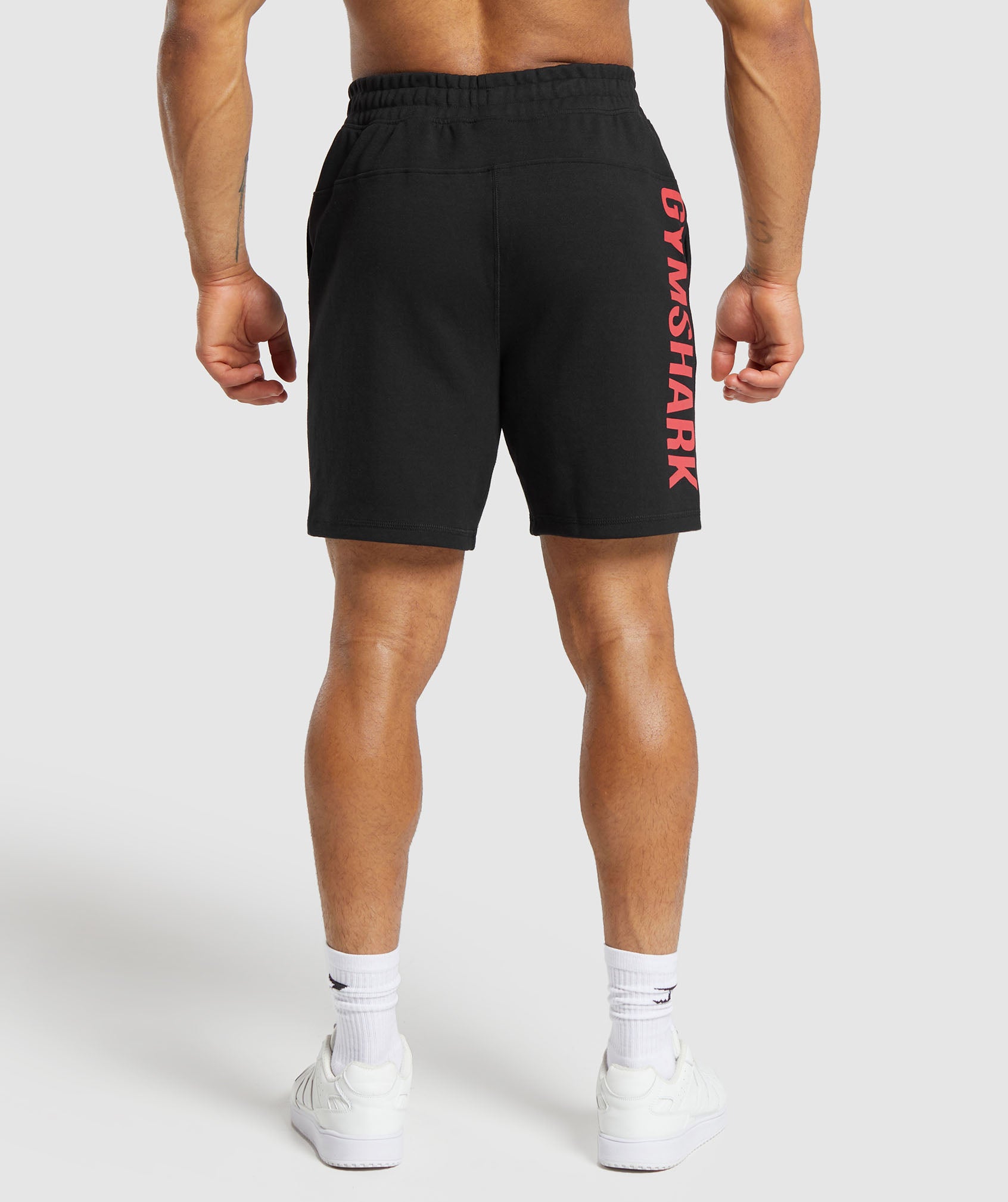 Impact Shorts in Black/Vivid Red - view 3