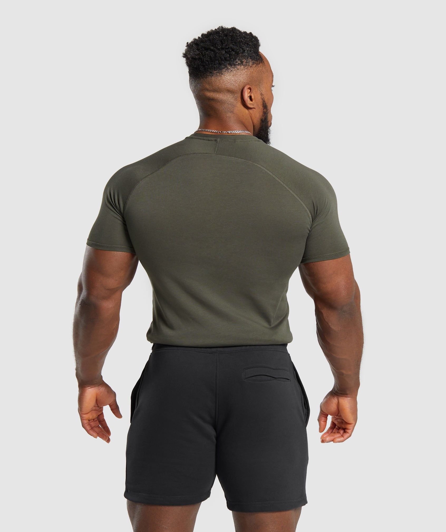 Impact Muscle T-Shirt in Strength Green - view 2