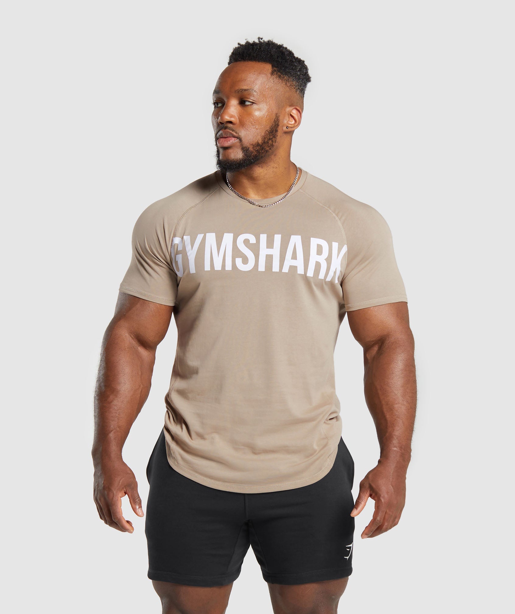 Impact T-Shirt dans Sand Brown