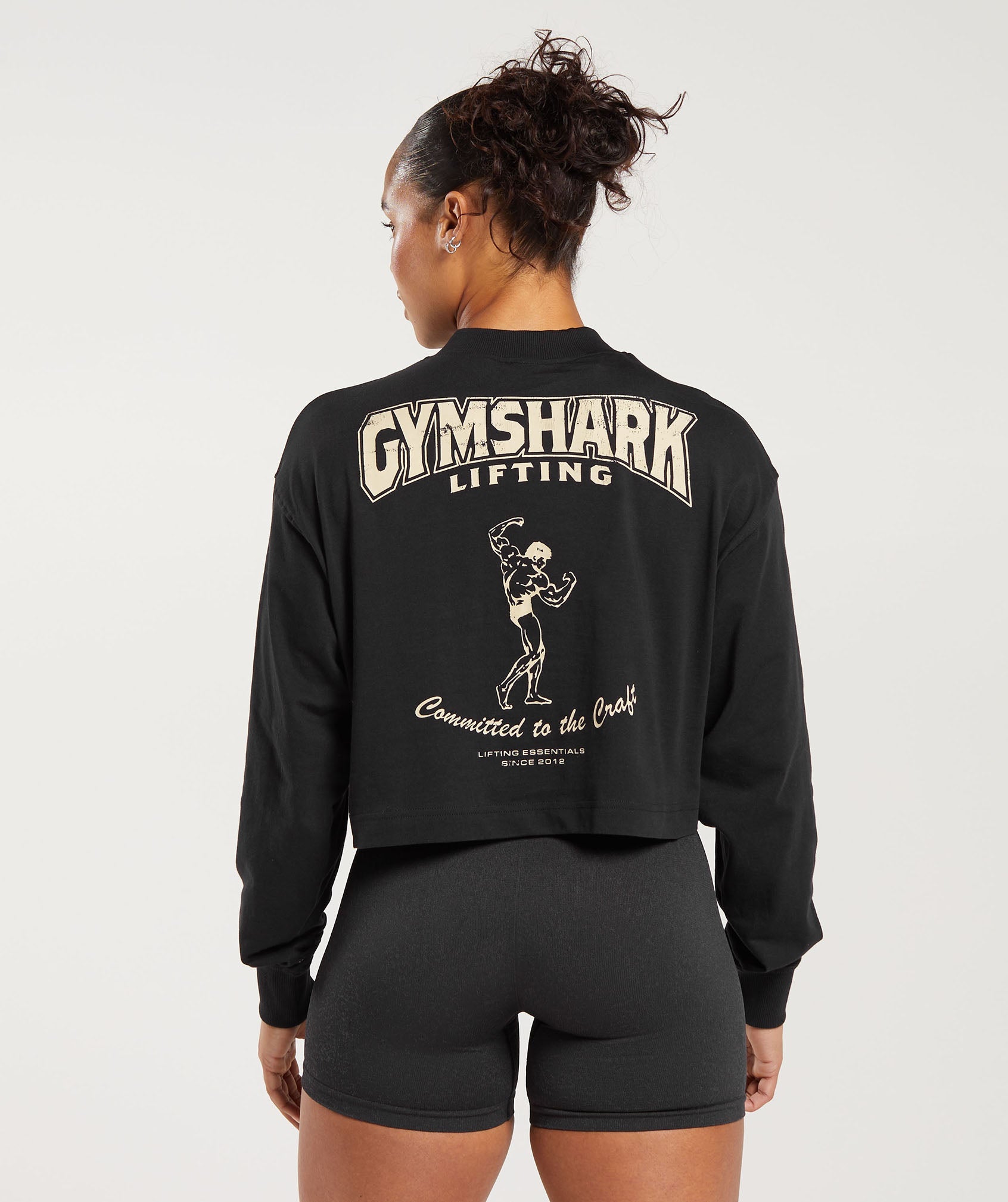 Committed To The Craft Long Sleeve Top dans Black