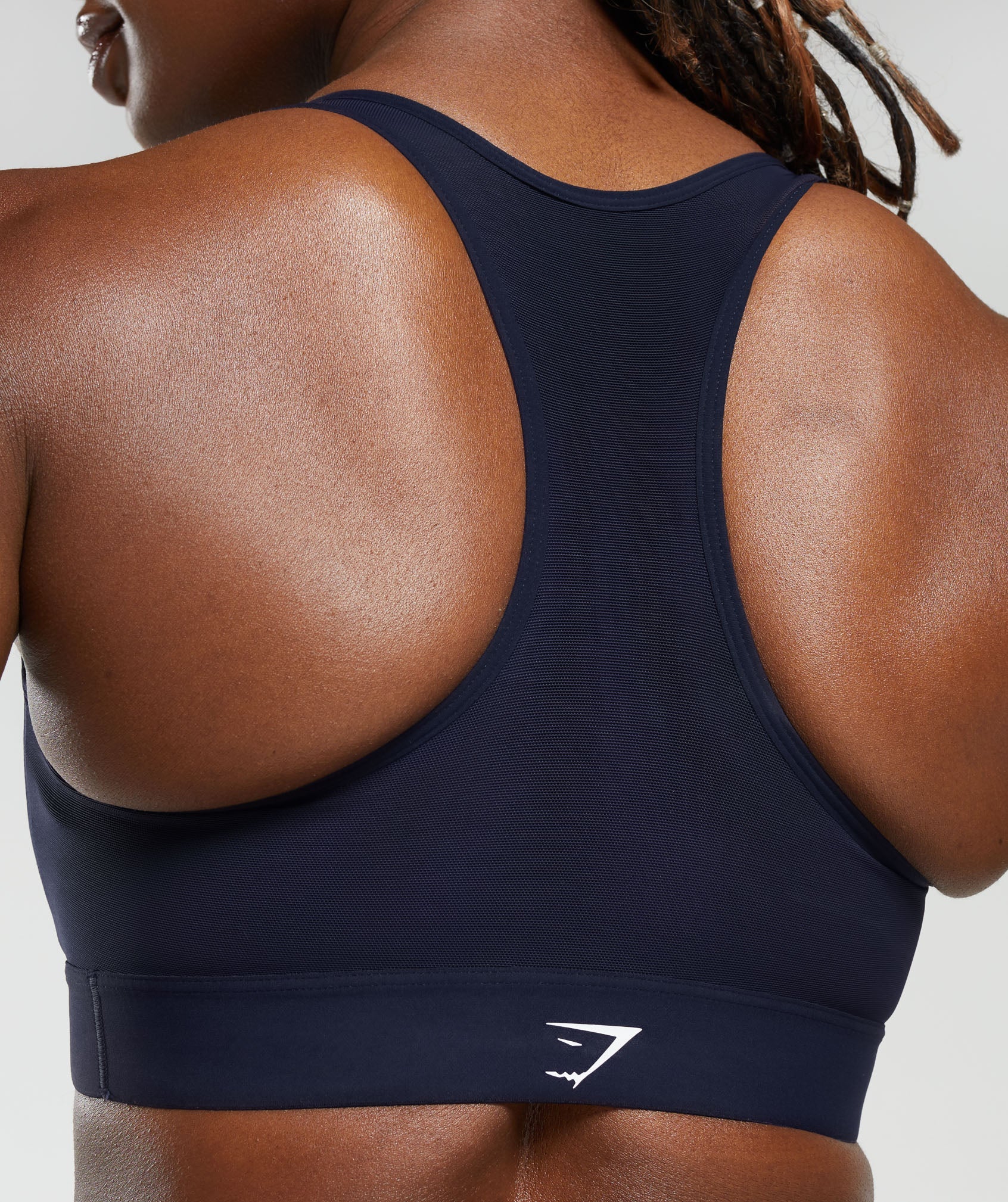 Lightweight High Support Sports Bra in Midnight Blue - view 6