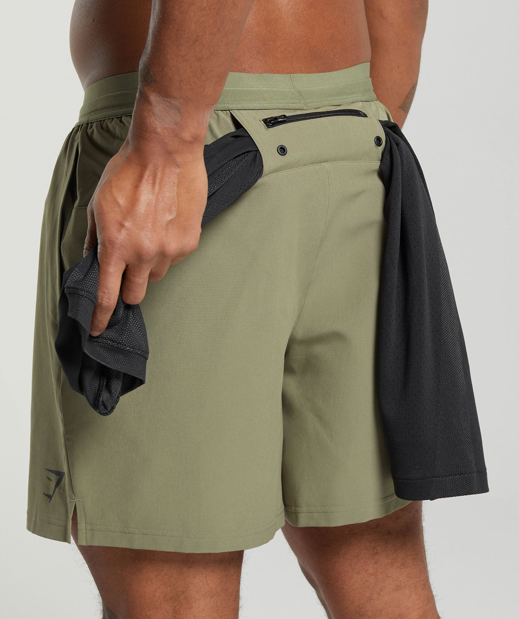 Land to Water 6" Shorts in Utility Green - view 6