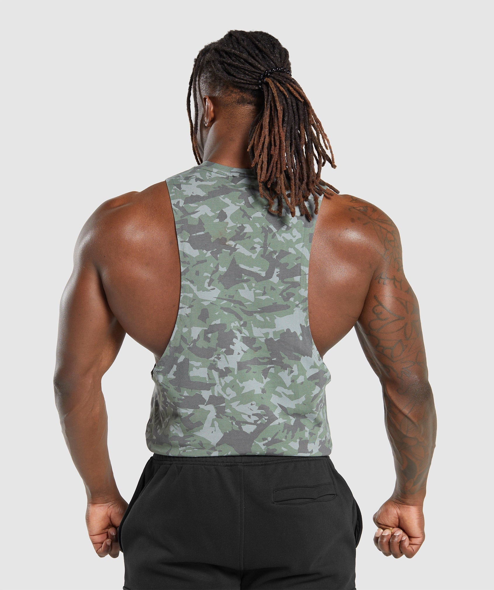 Legacy Drop Arm Tank in Unit Green - view 2