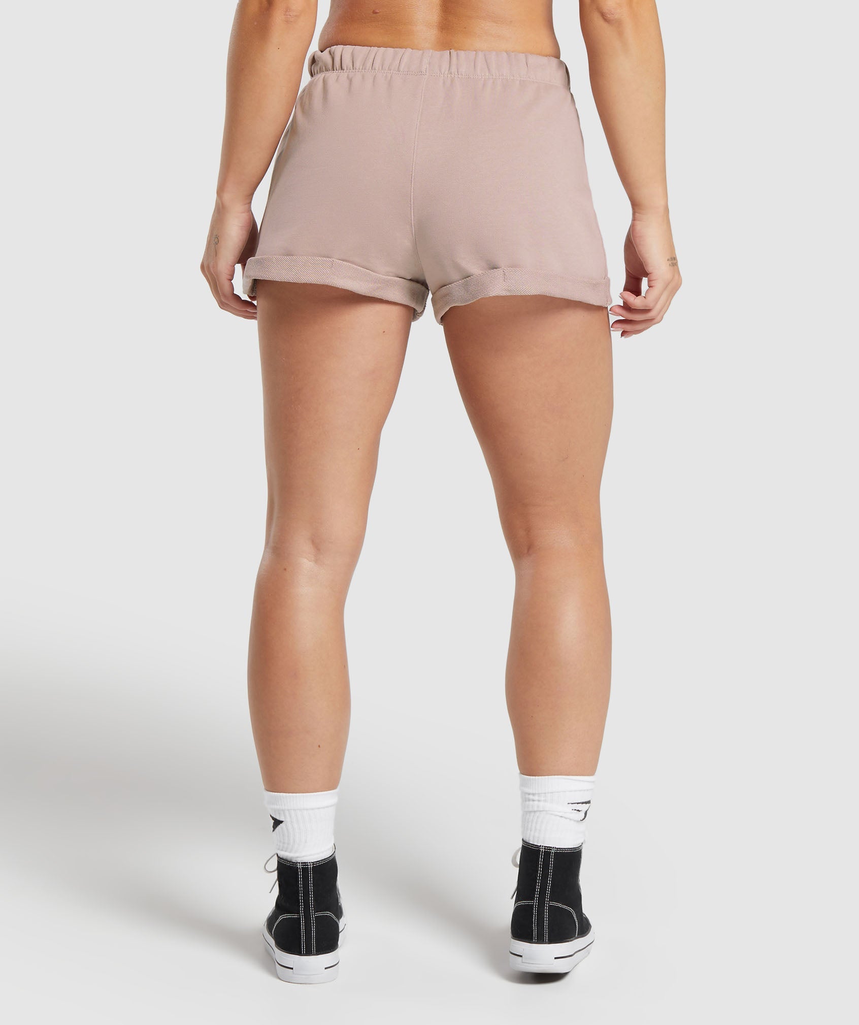 Lifting Loose Shorts in Stone Pink - view 2