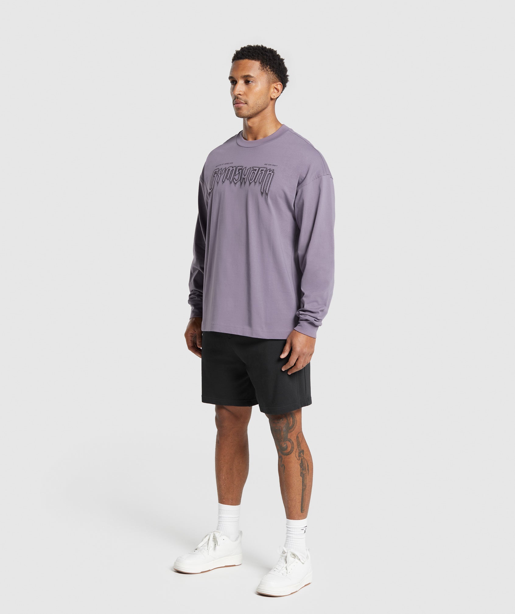 Masters of Our Craft Long Sleeve T-Shirt in Fog Purple - view 4