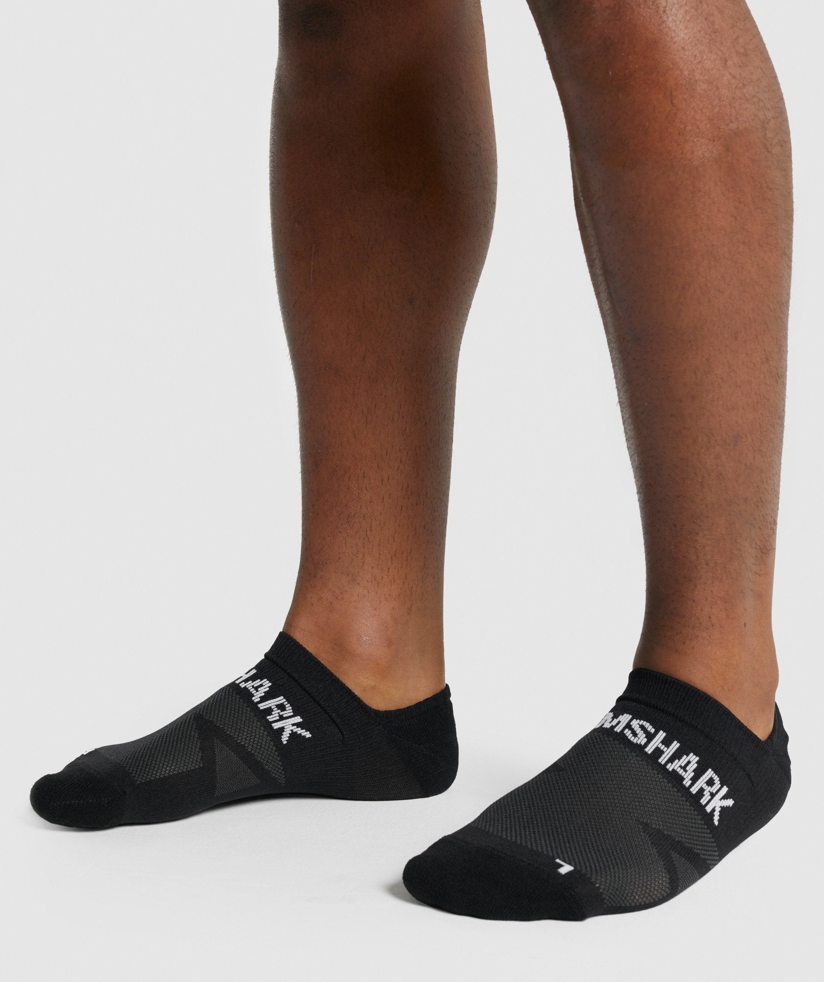 No Show Performance Socks in Black - view 5