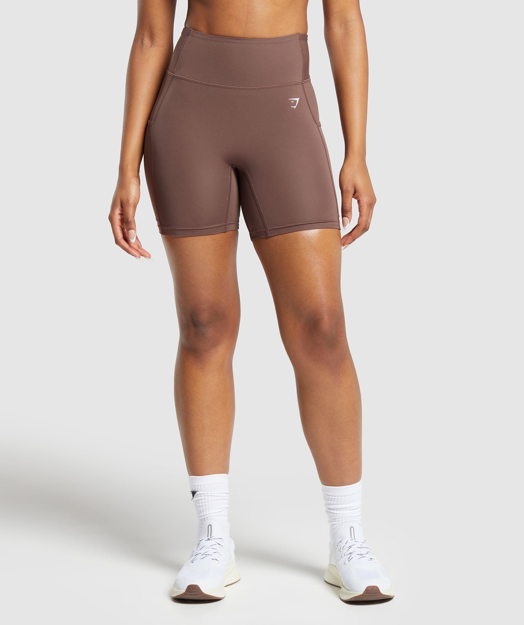 Pocket Shorts in Soft Brown - view 2