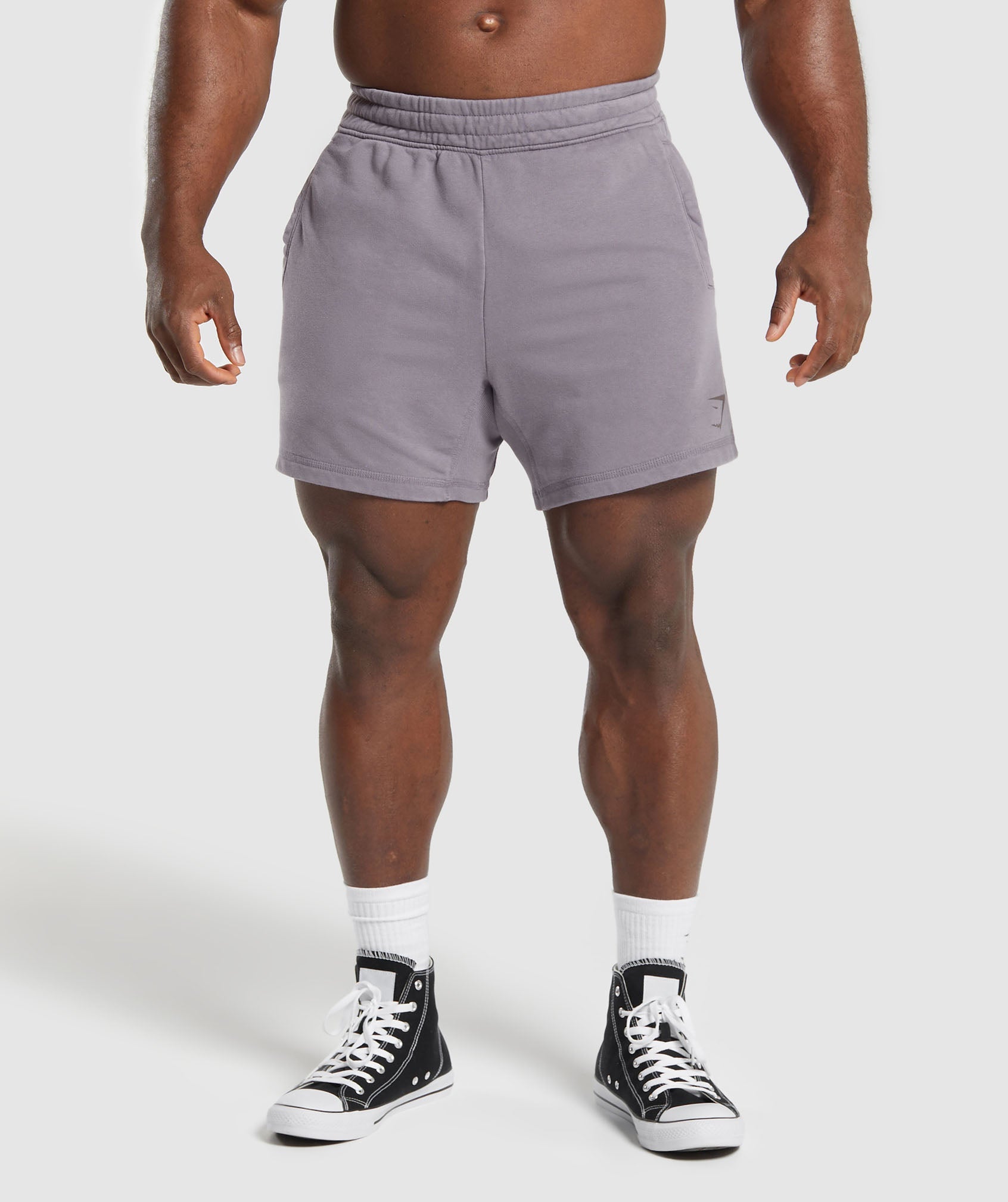 Power Washed 5" Shorts dans Fog Purple