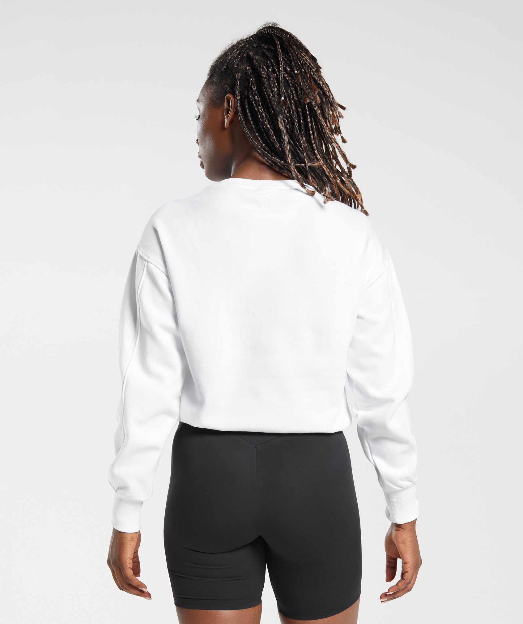 Gymshark Whitney Oversized Eyelash Knit Sweater - Skylight White