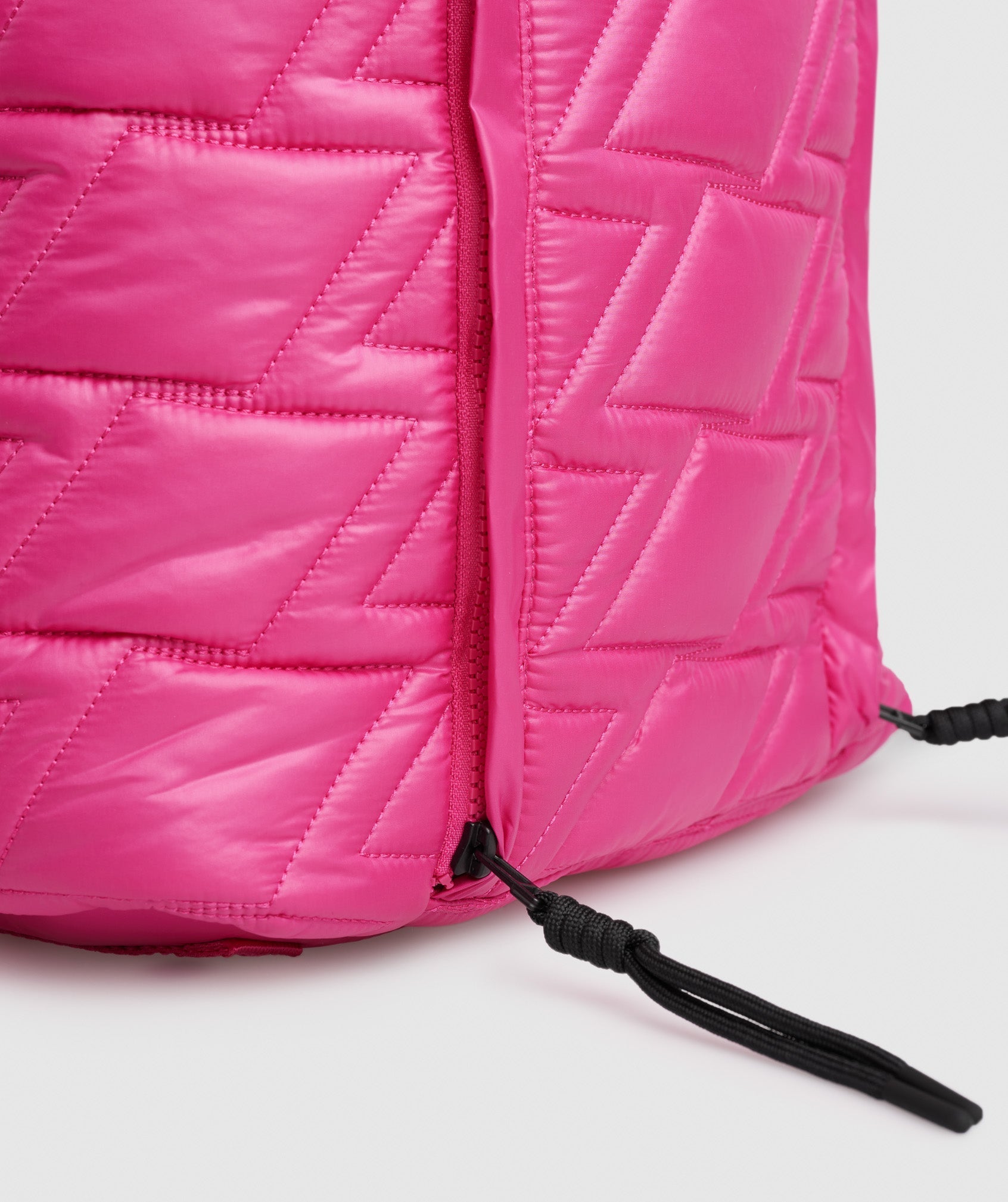 Quilted Yoga Tote in Bold Magenta - view 4