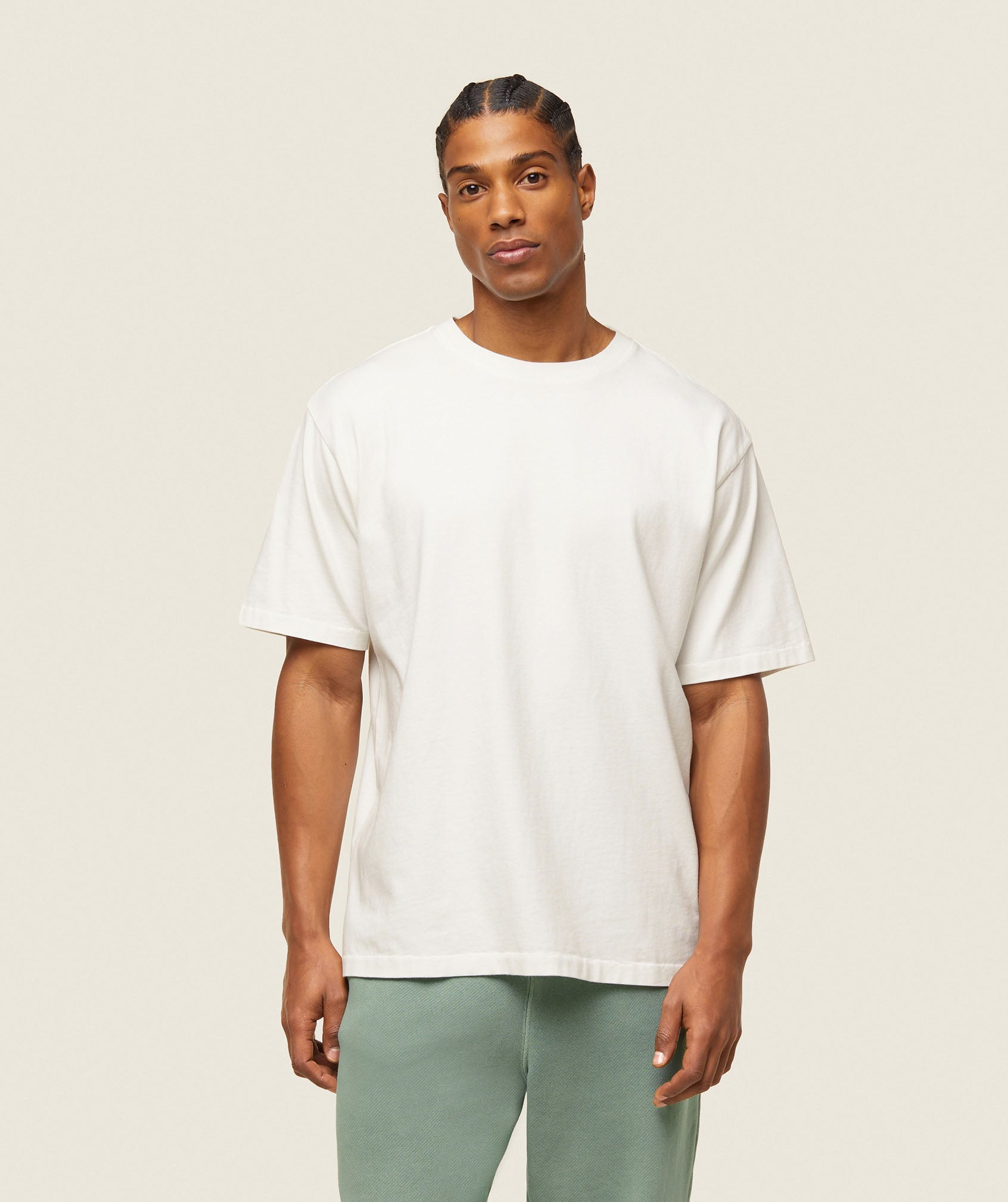 everywear Relaxed T-Shirt in Soft White - view 1