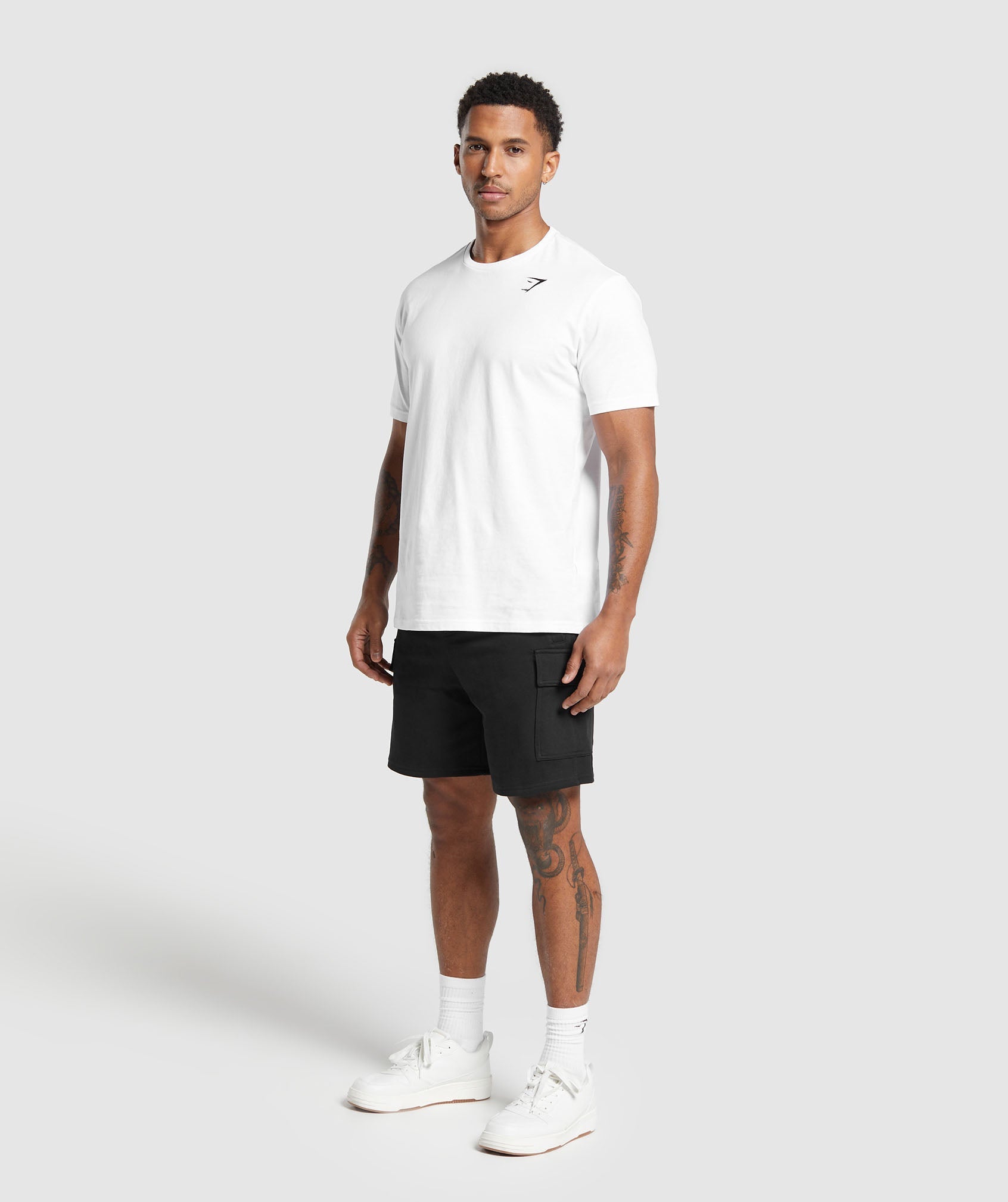 Rest Day Essentials Cargo 7" Shorts in Black - view 4