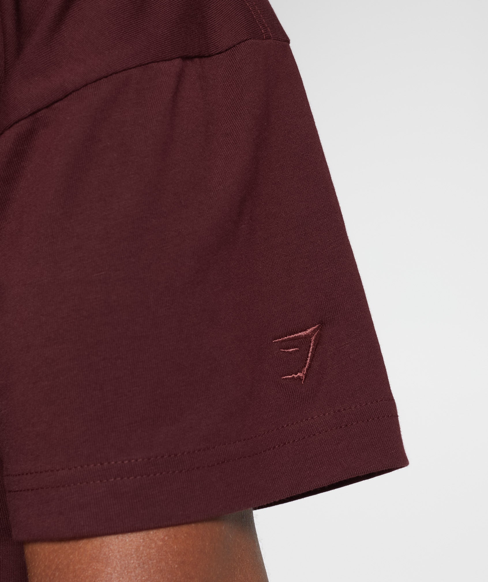 Rest Day Essentials T-Shirt in Rich Maroon - view 5