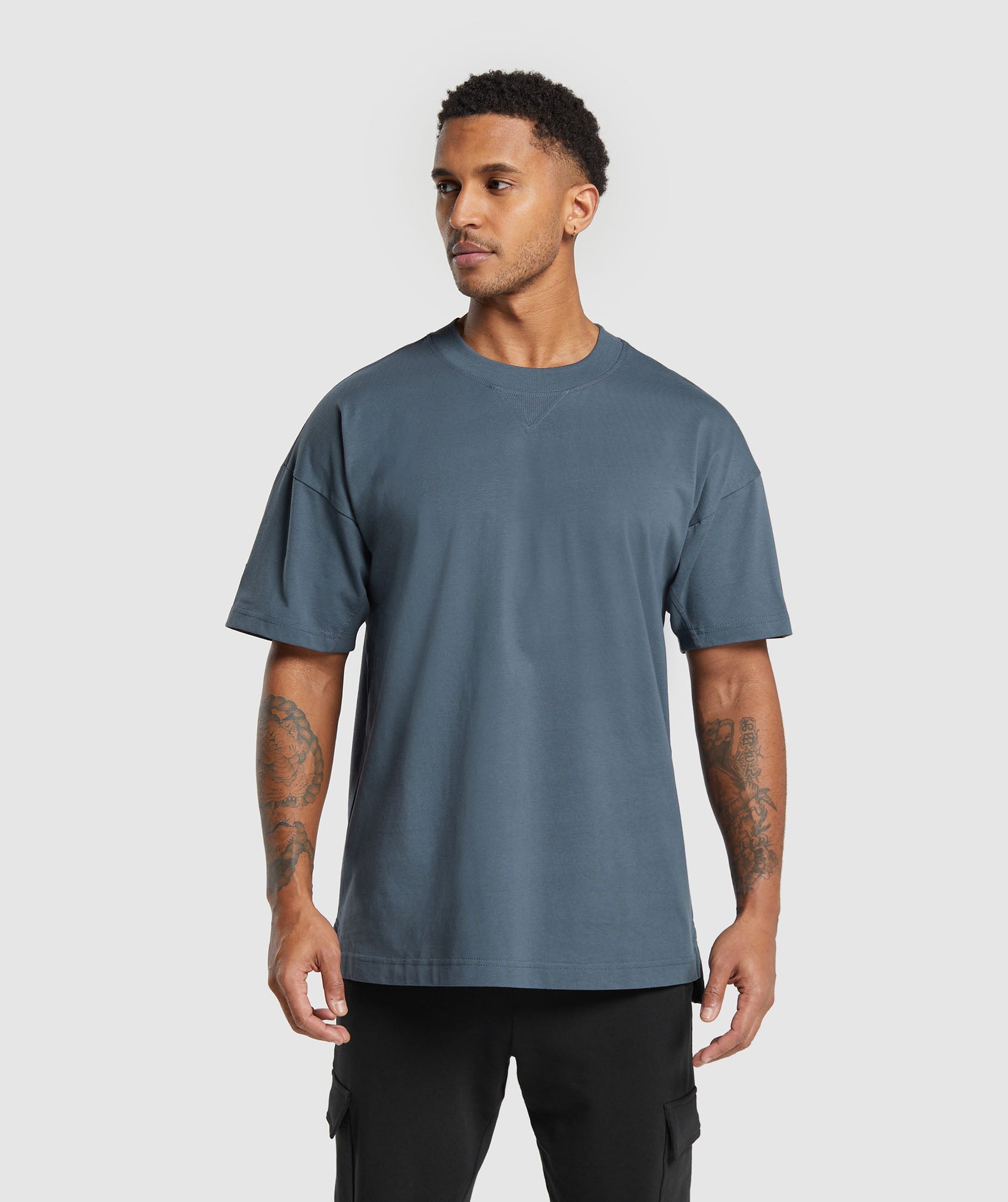 Rest Day Essentials T-Shirt dans Titanium Blue
