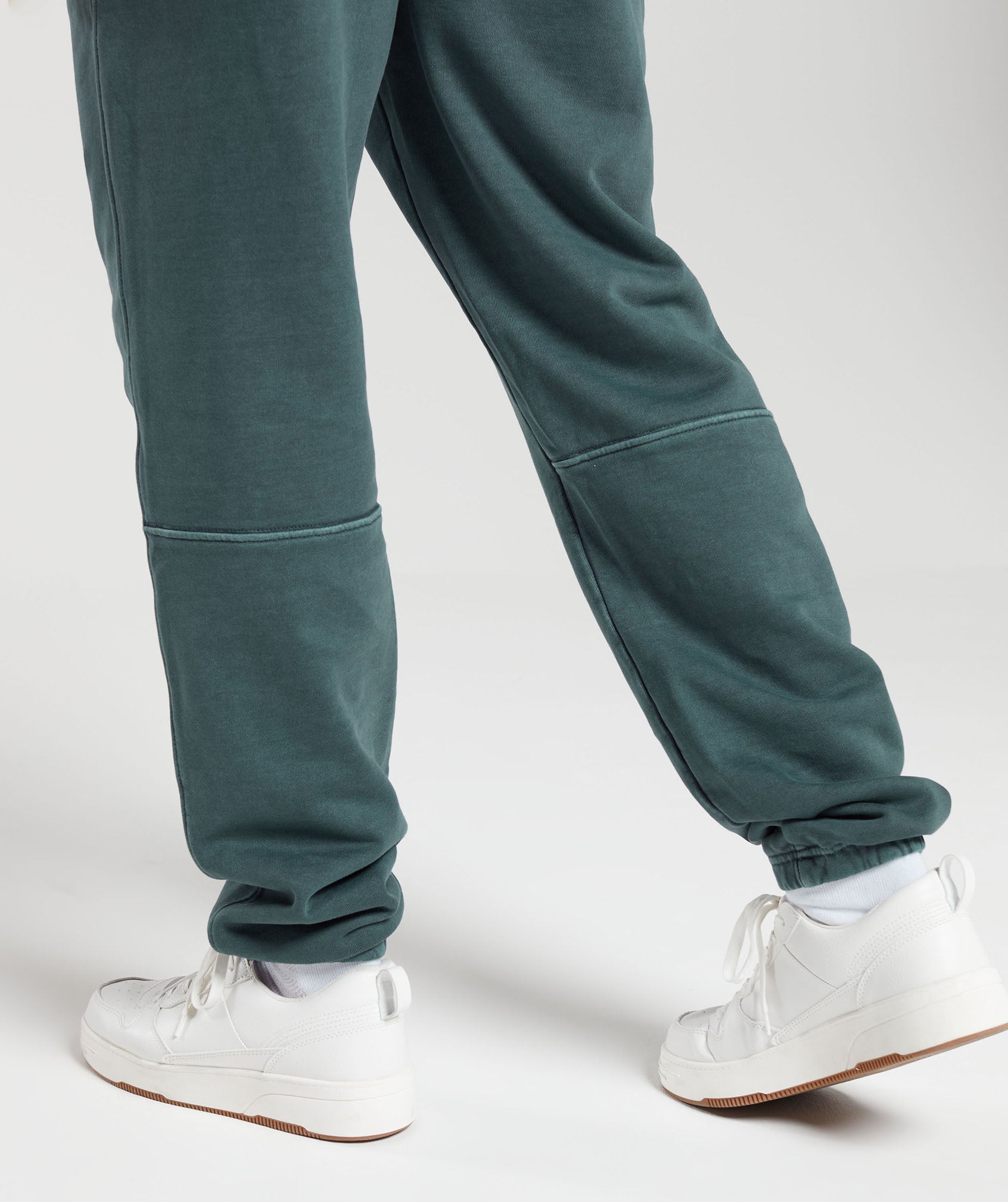 Heavyweight Joggers in Smokey Teal - view 5