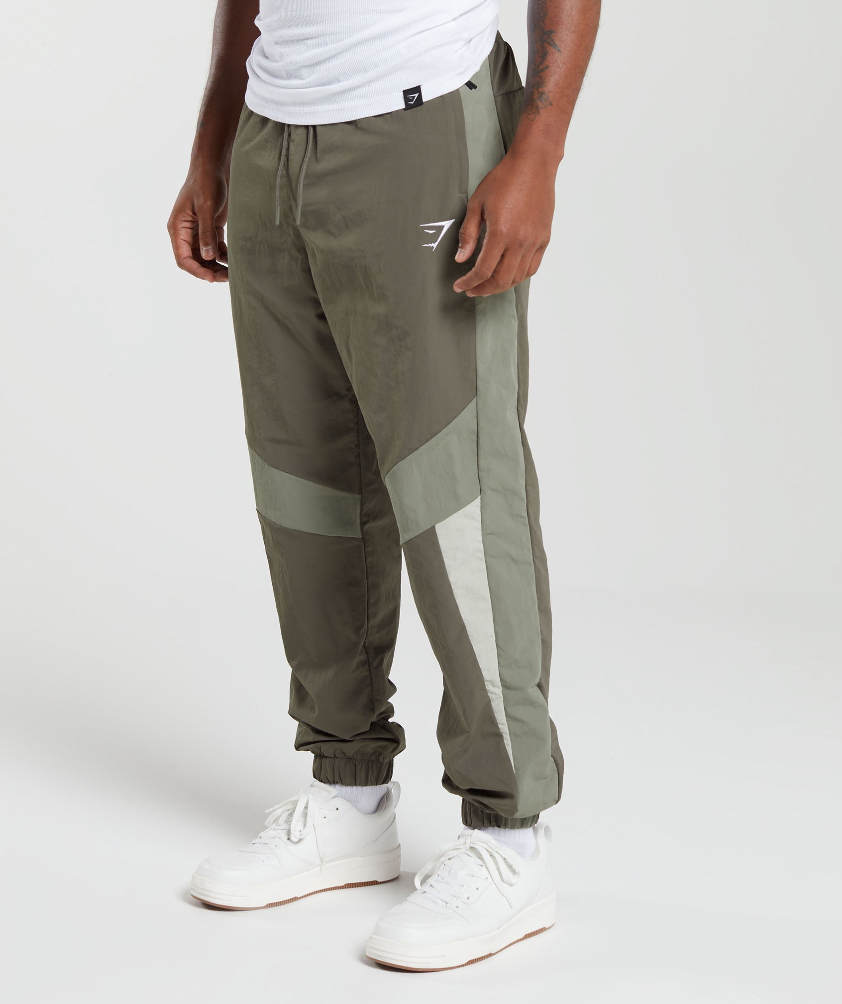 Retro Track Pants in Brown - view 3