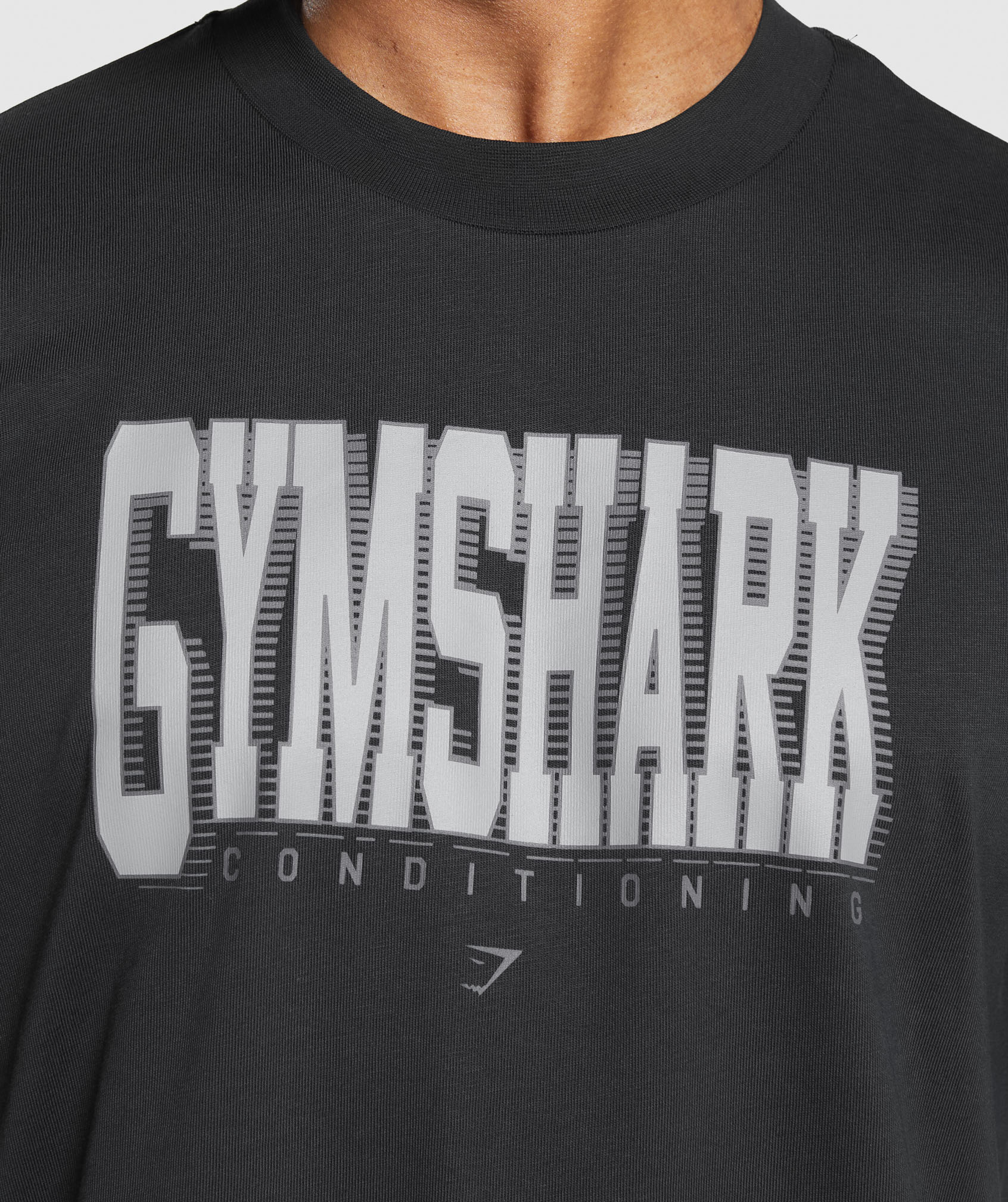 Conditioning Graphic T-Shirt in Black - view 6