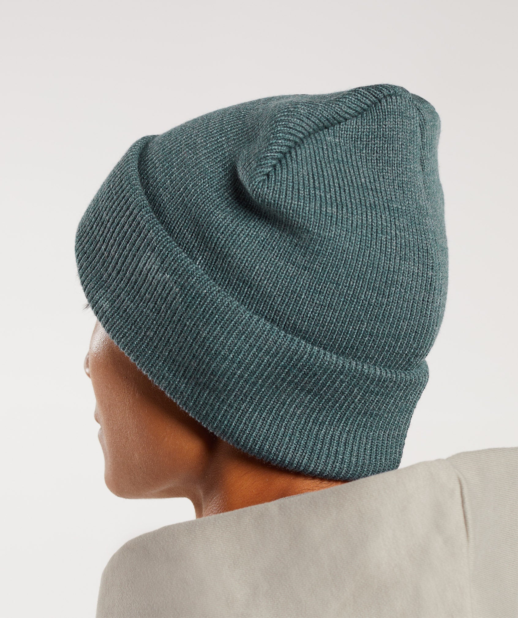 Sharkhead Beanie in Denim Teal - view 4