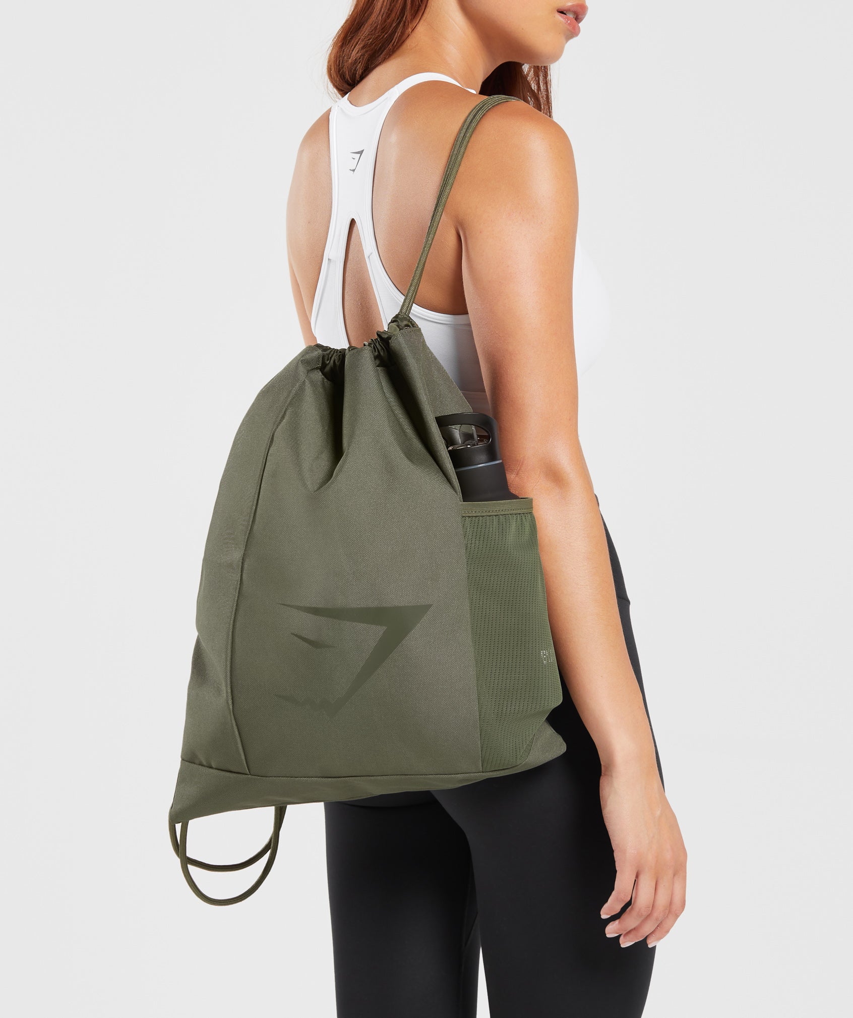 Sharkhead Gymsack in Core Olive - view 2