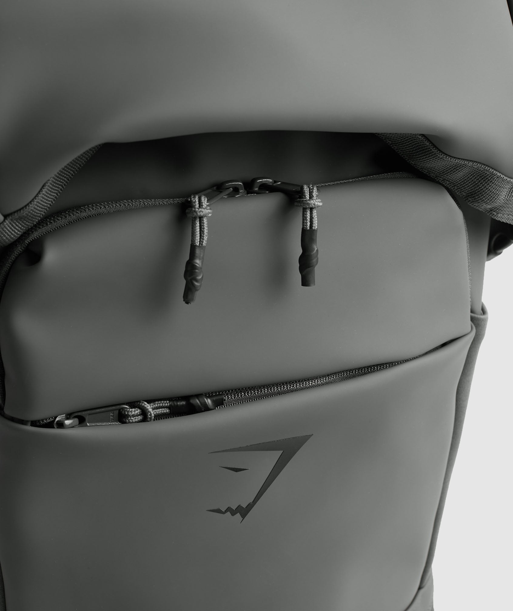 Sleek Backpack Roll Top in Graphite Grey - view 3