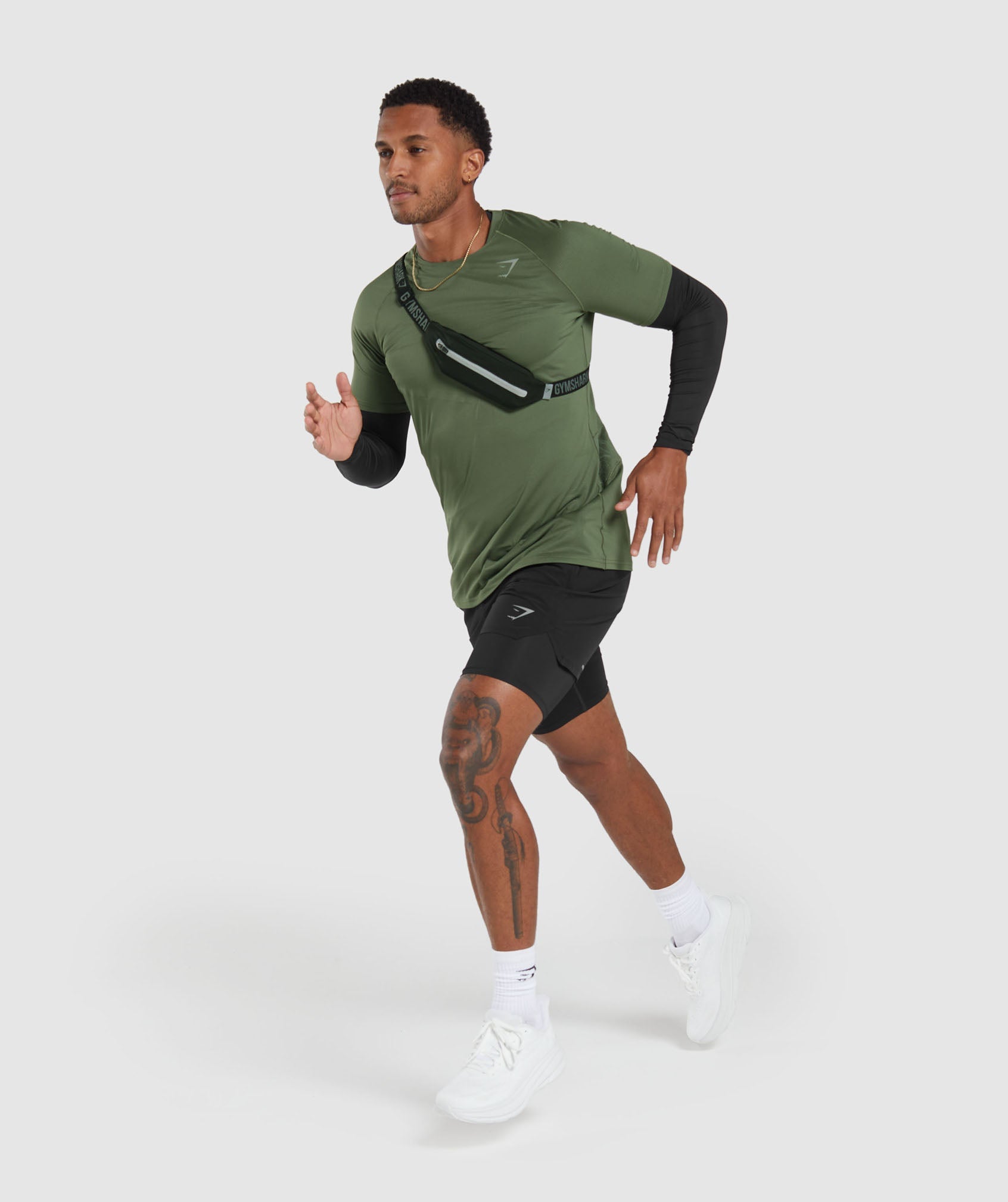 Speed T-Shirt in Core Olive - view 4