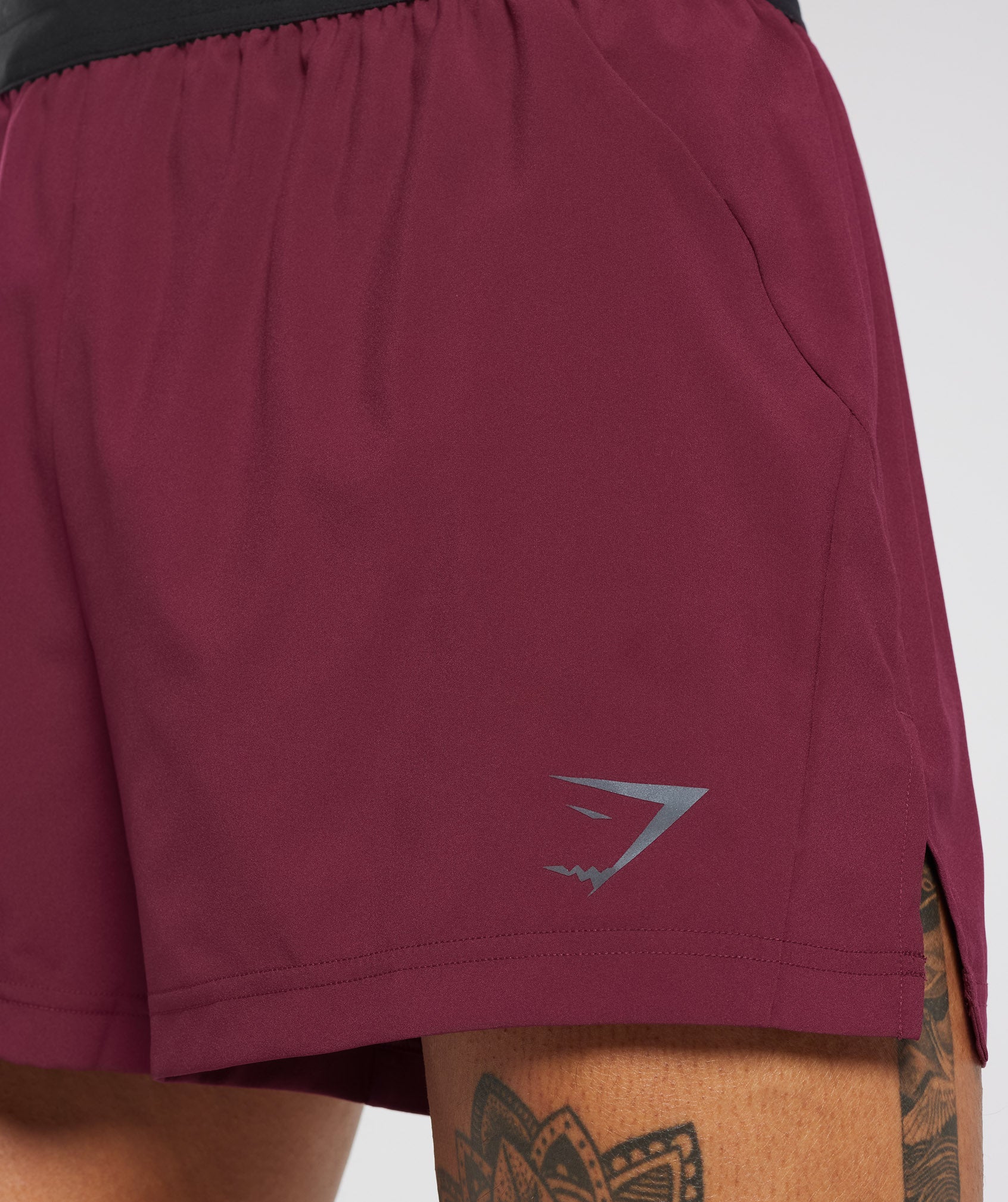 Sport Run 3" Shorts in Plum Pink - view 6