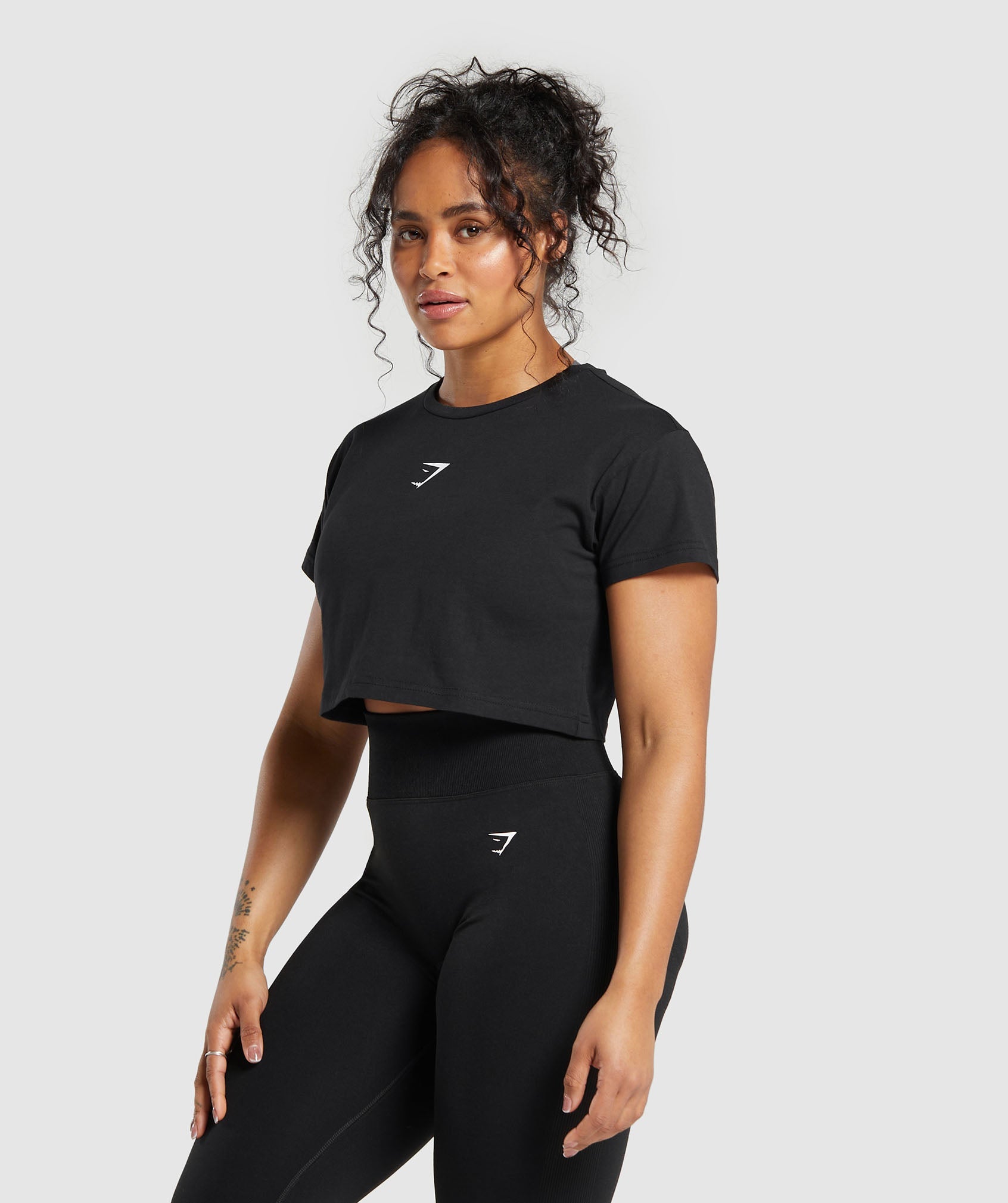 Strength & Conditioning Crop Top in Black - view 3