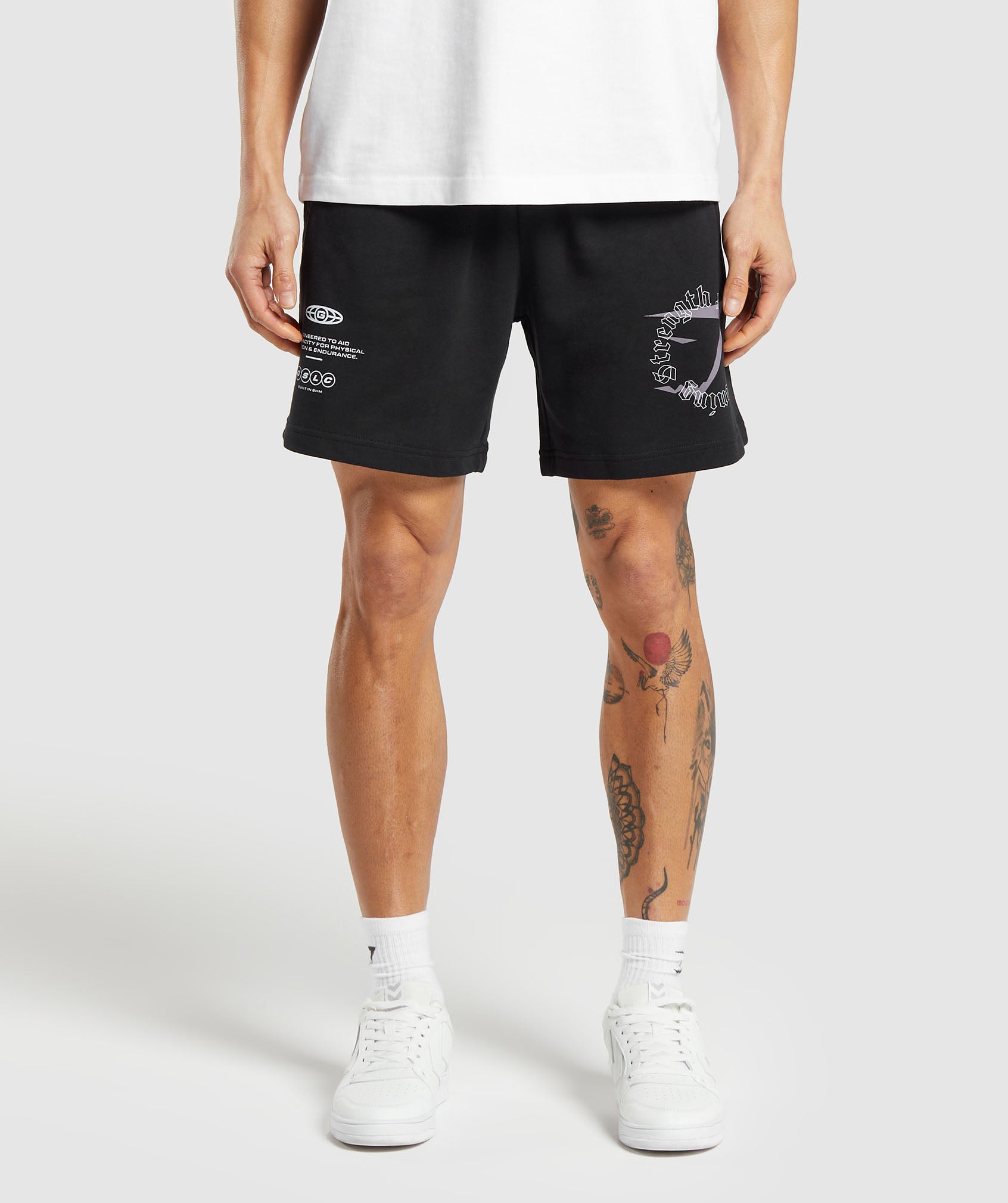 Strength and Conditioning 7" Shorts dans Black