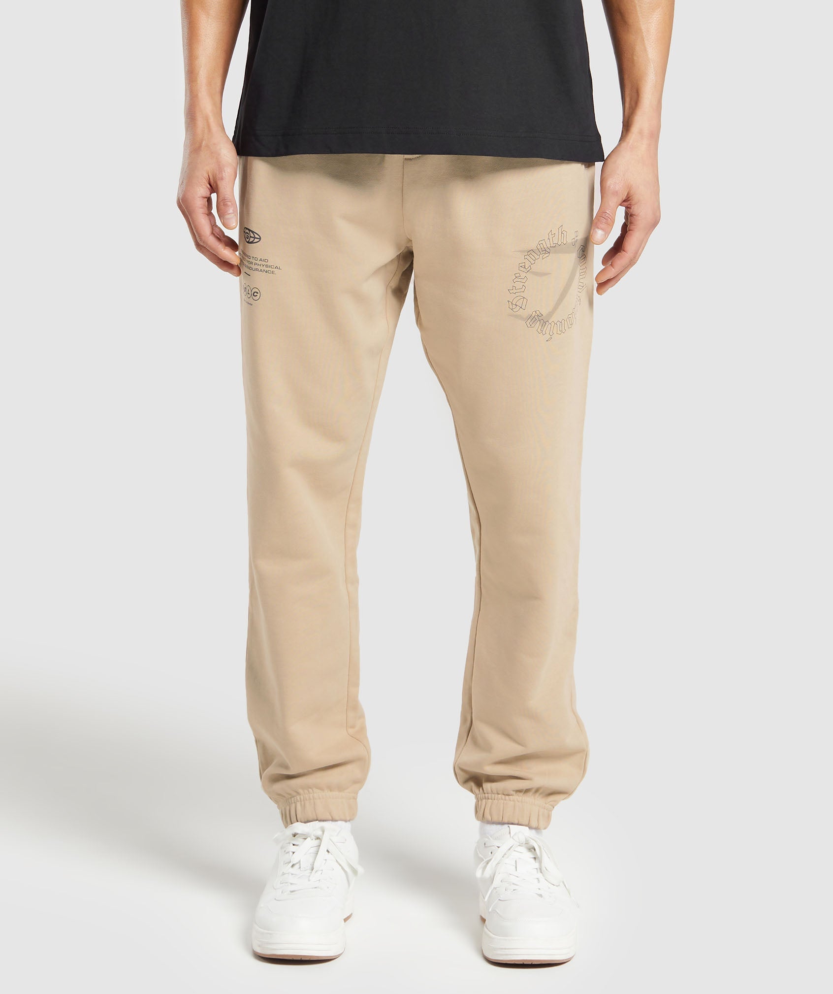 Strength and Conditioning Joggers in Vanilla Beige - view 2