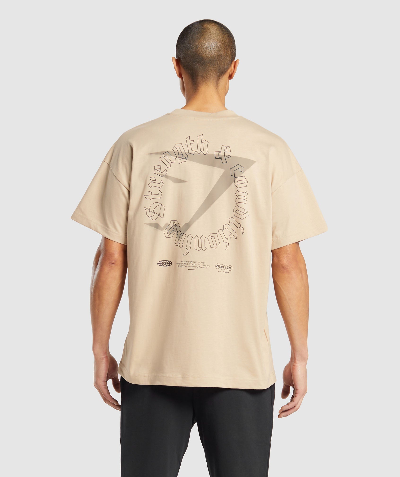 Strength and Conditioning T-Shirt dans Vanilla Beige