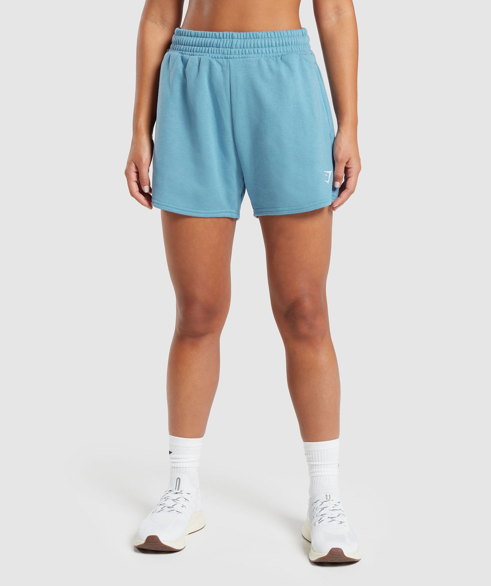 Training Fleece Shorts dans Blue