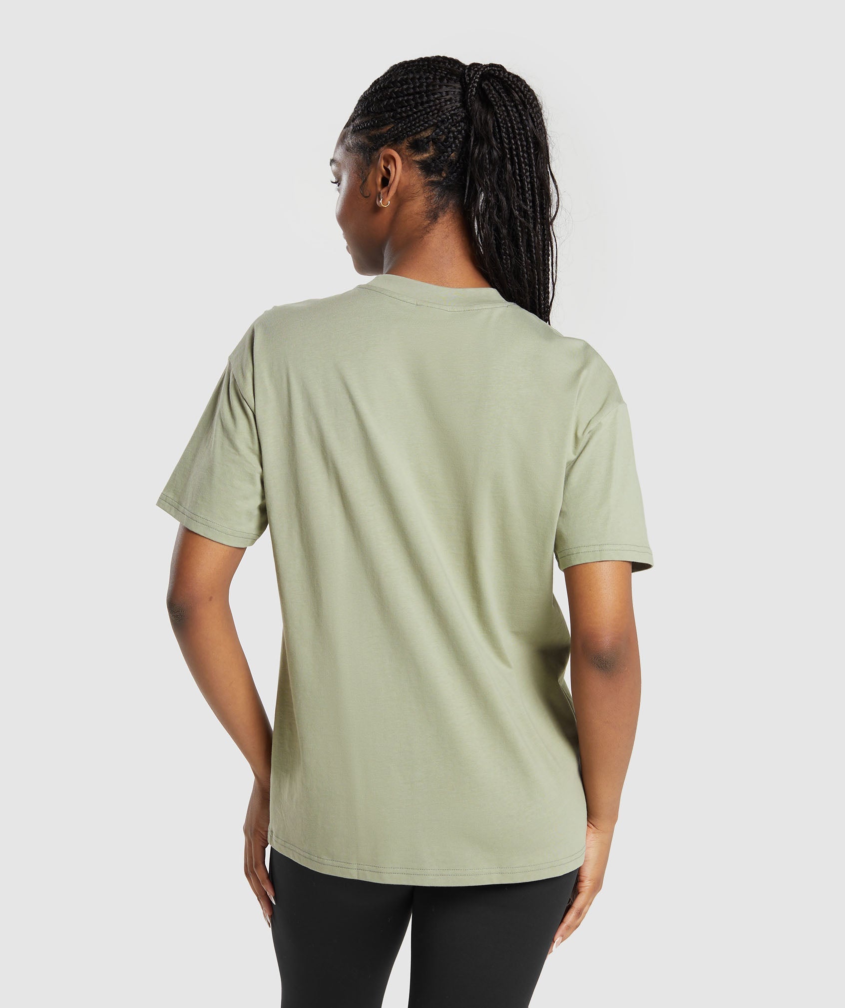 Training Oversized T-Shirt in Chalk Green - view 2