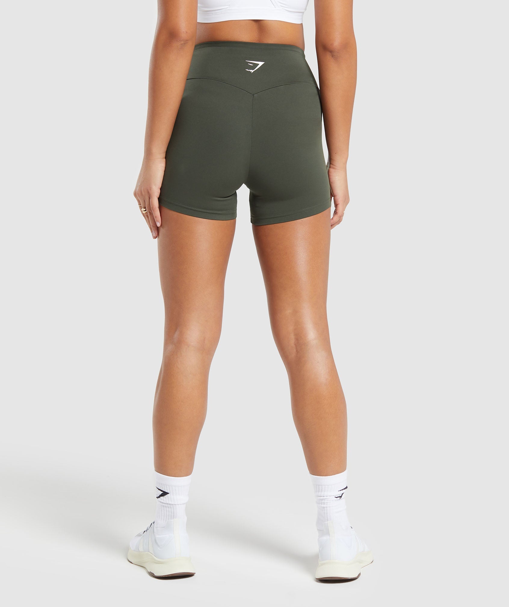 Training Tight Shorts in Strength Green - view 2