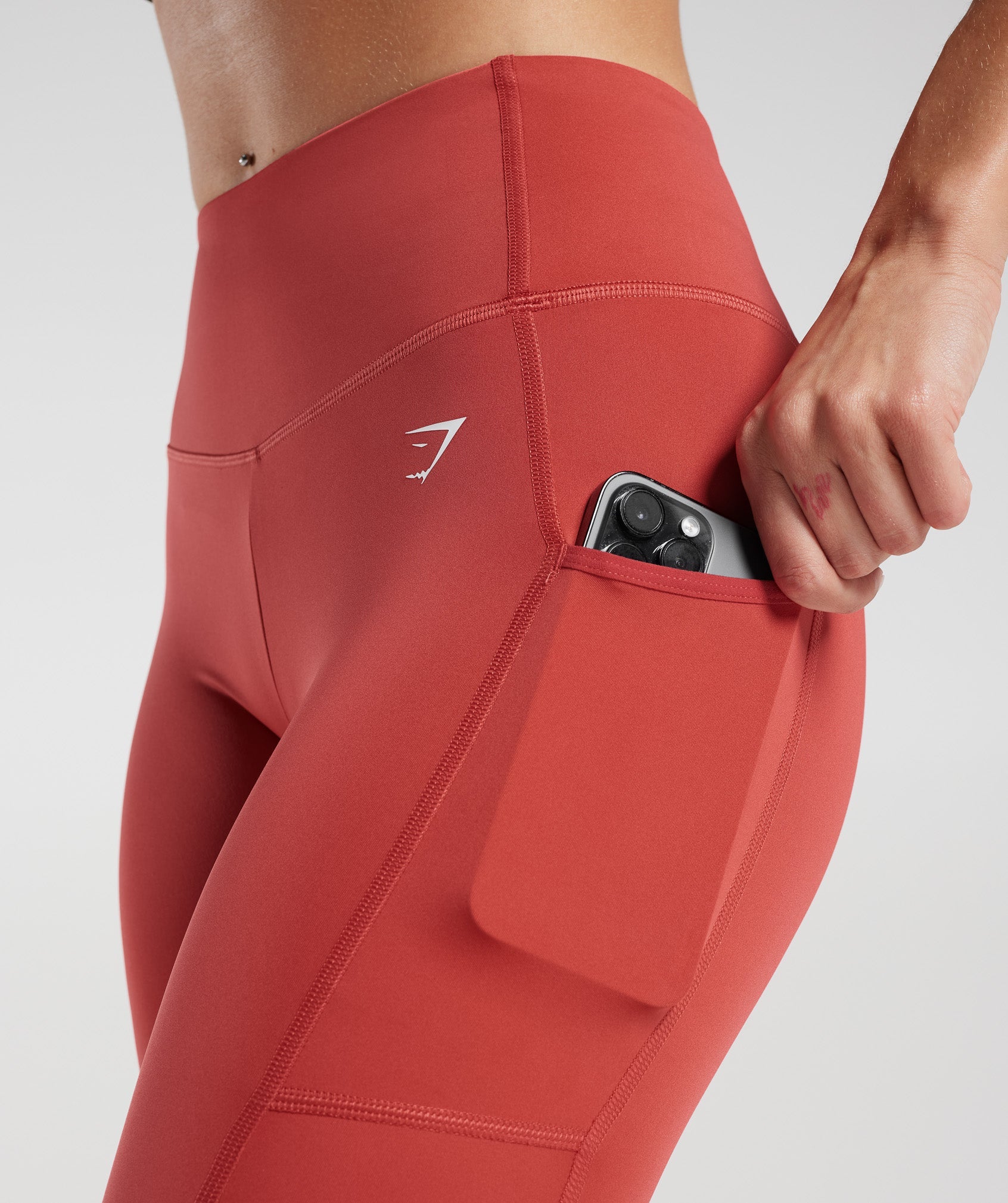 Pocket Leggings in Sundried Red - view 5