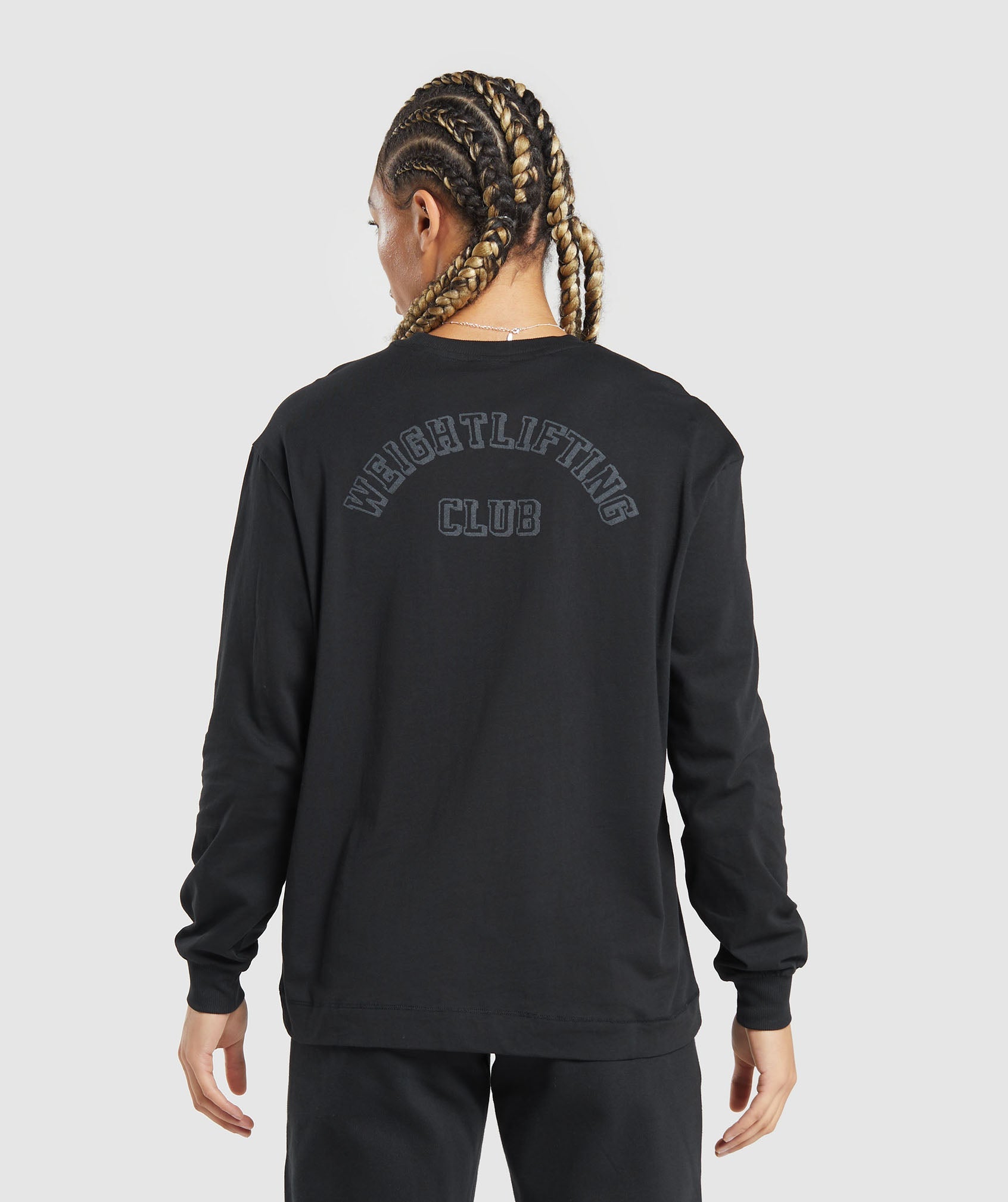 Weightlifting Long Sleeve Top in Black - view 1