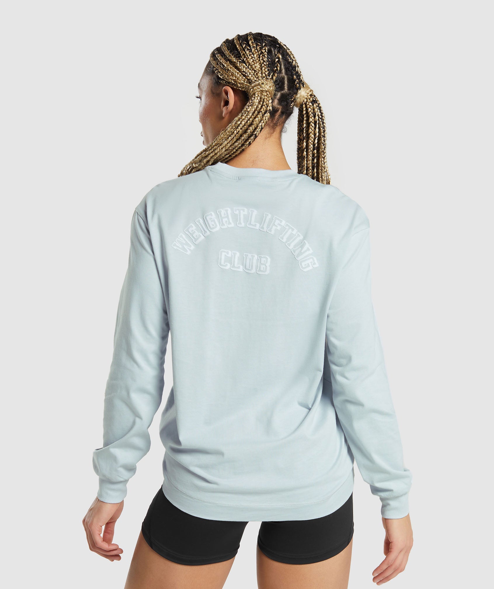 Weightlifting Long Sleeve Top dans Fresh Blue