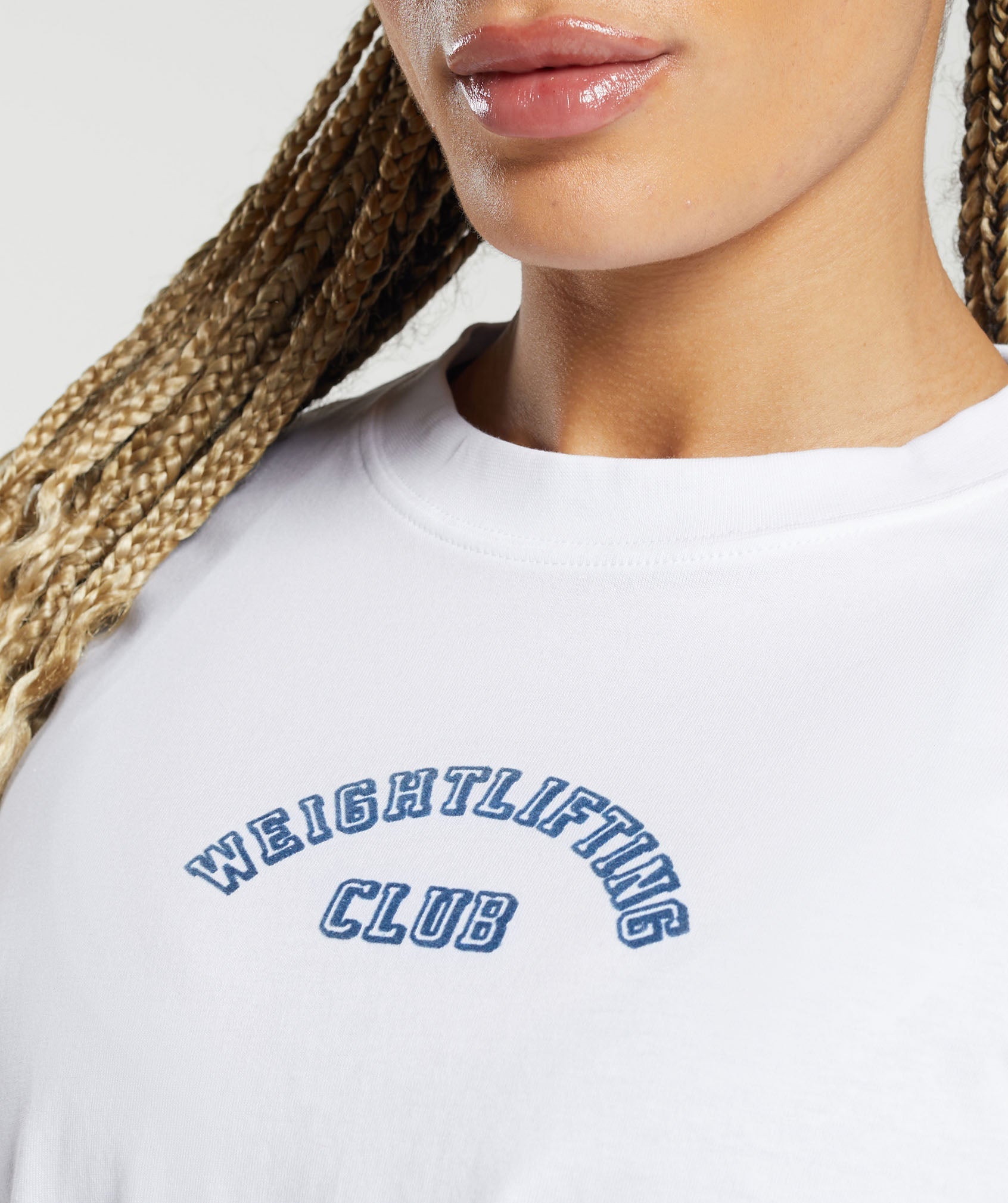 Weightlifting Oversized T-Shirt in White - view 5