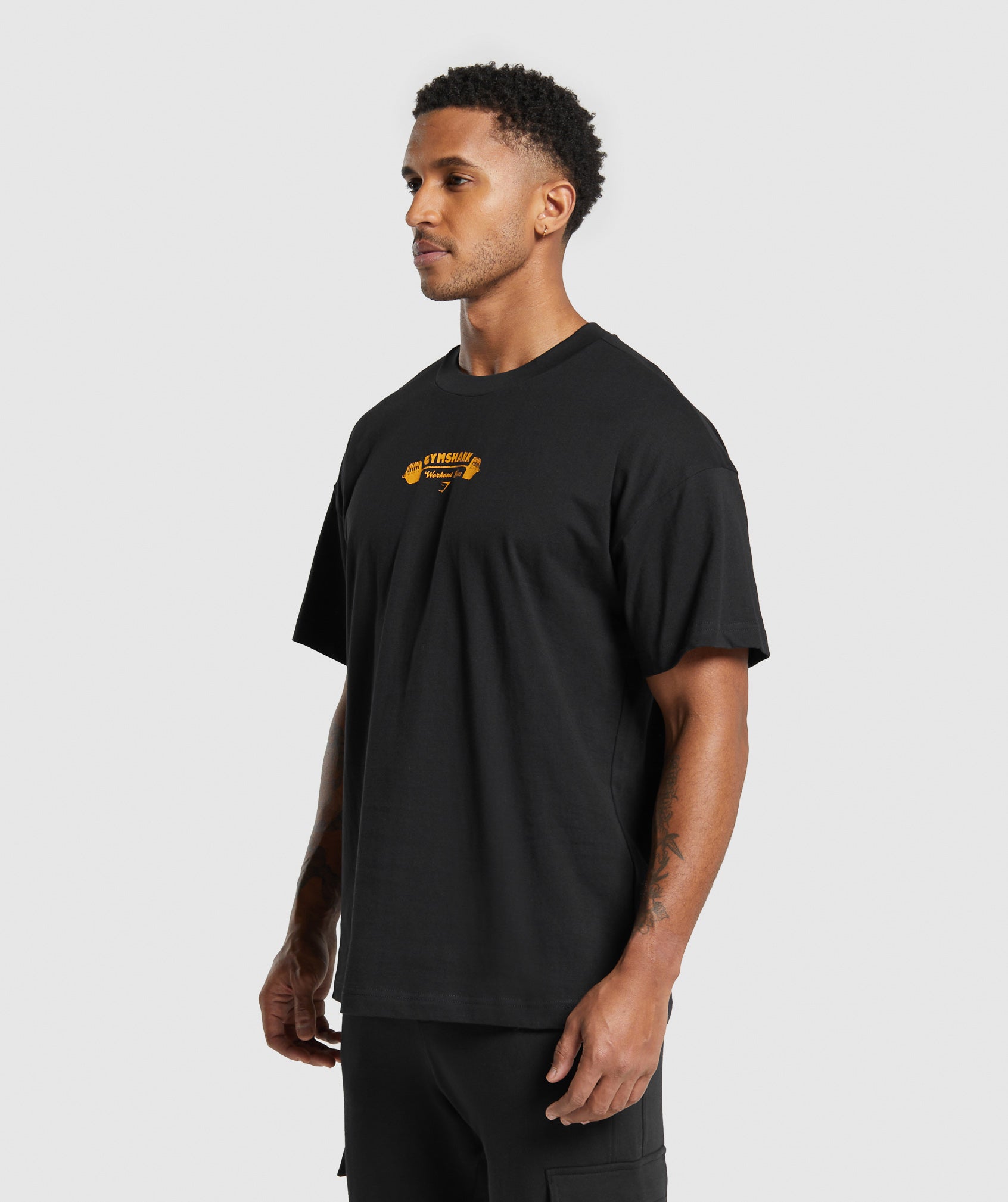 Workout Gear T-Shirt in Black - view 3