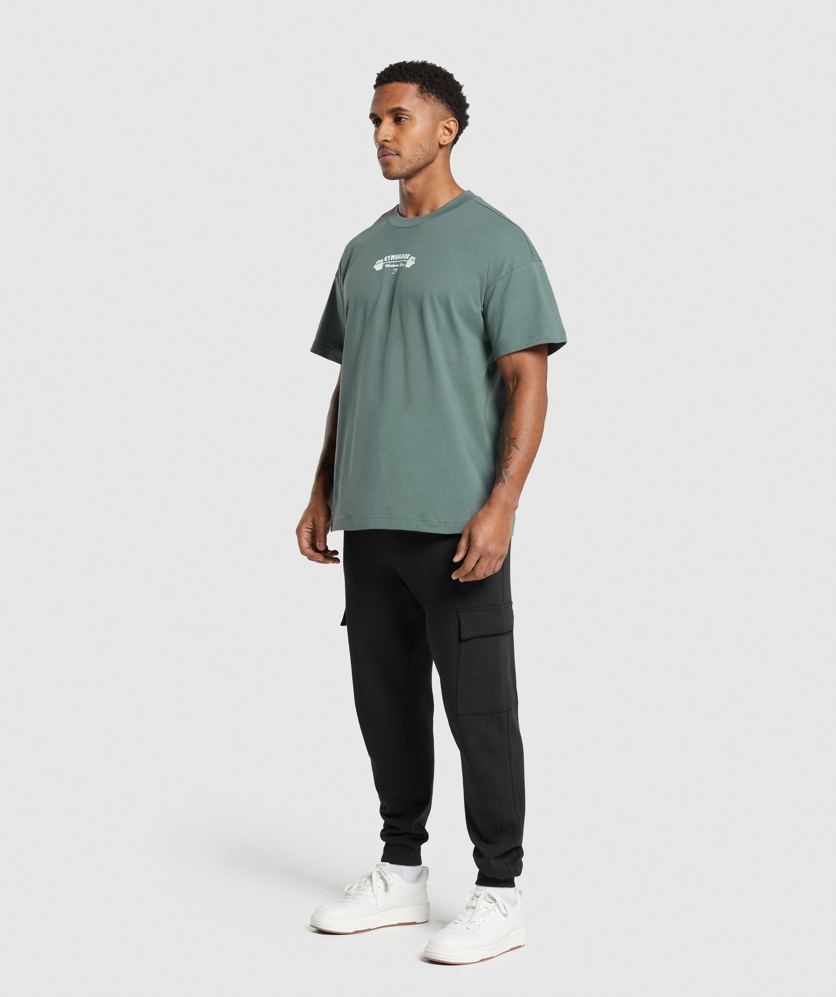 Workout Gear T-Shirt in Cargo Teal - view 4