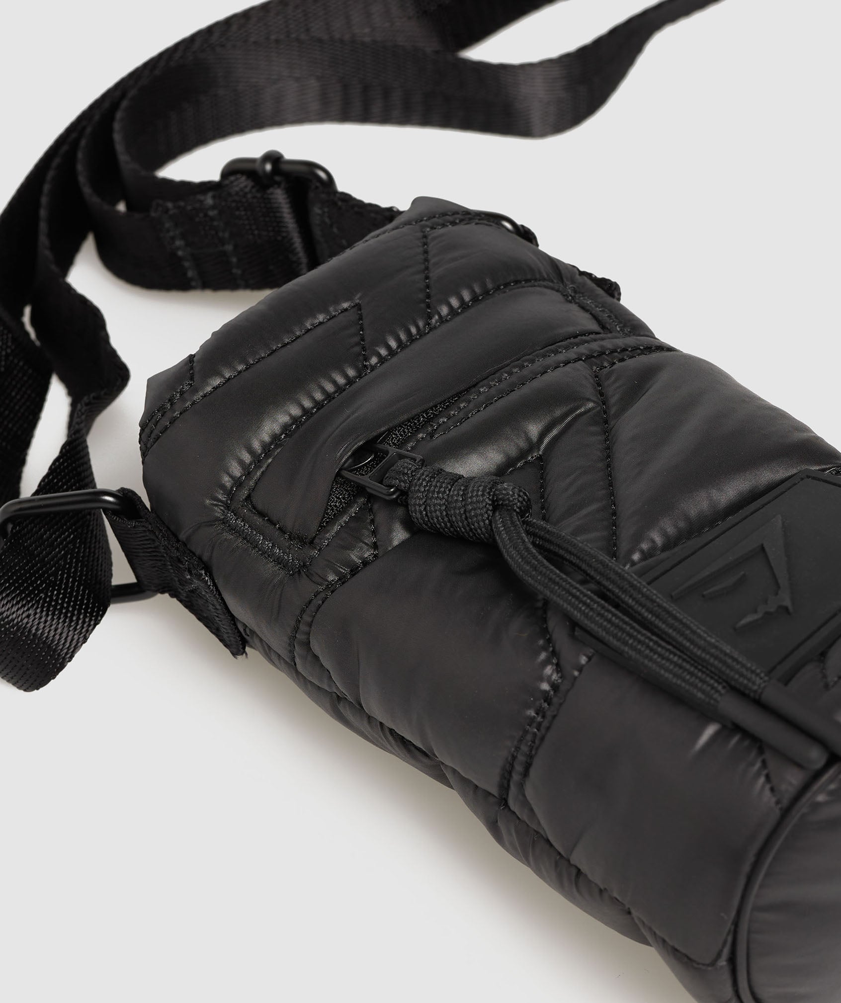 Quilted Bottle Holder in Black - view 3
